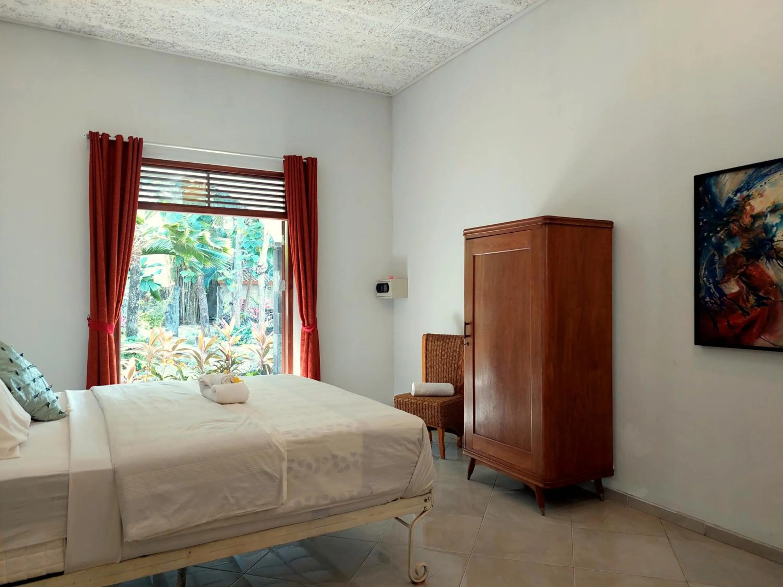 Bedroom, Bed in Villa Kelapa