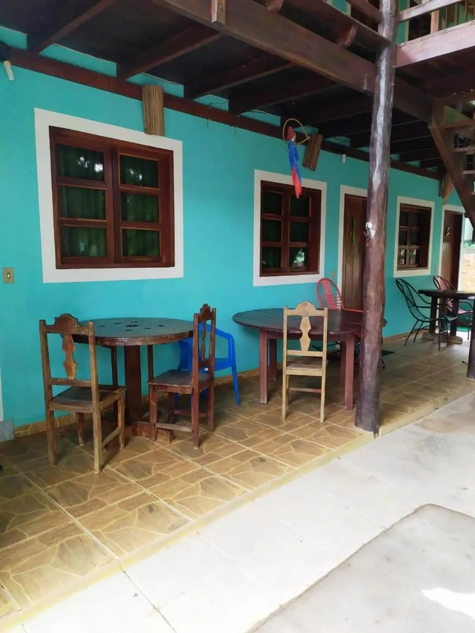 Balcony/Terrace in Pousada Nenzinha