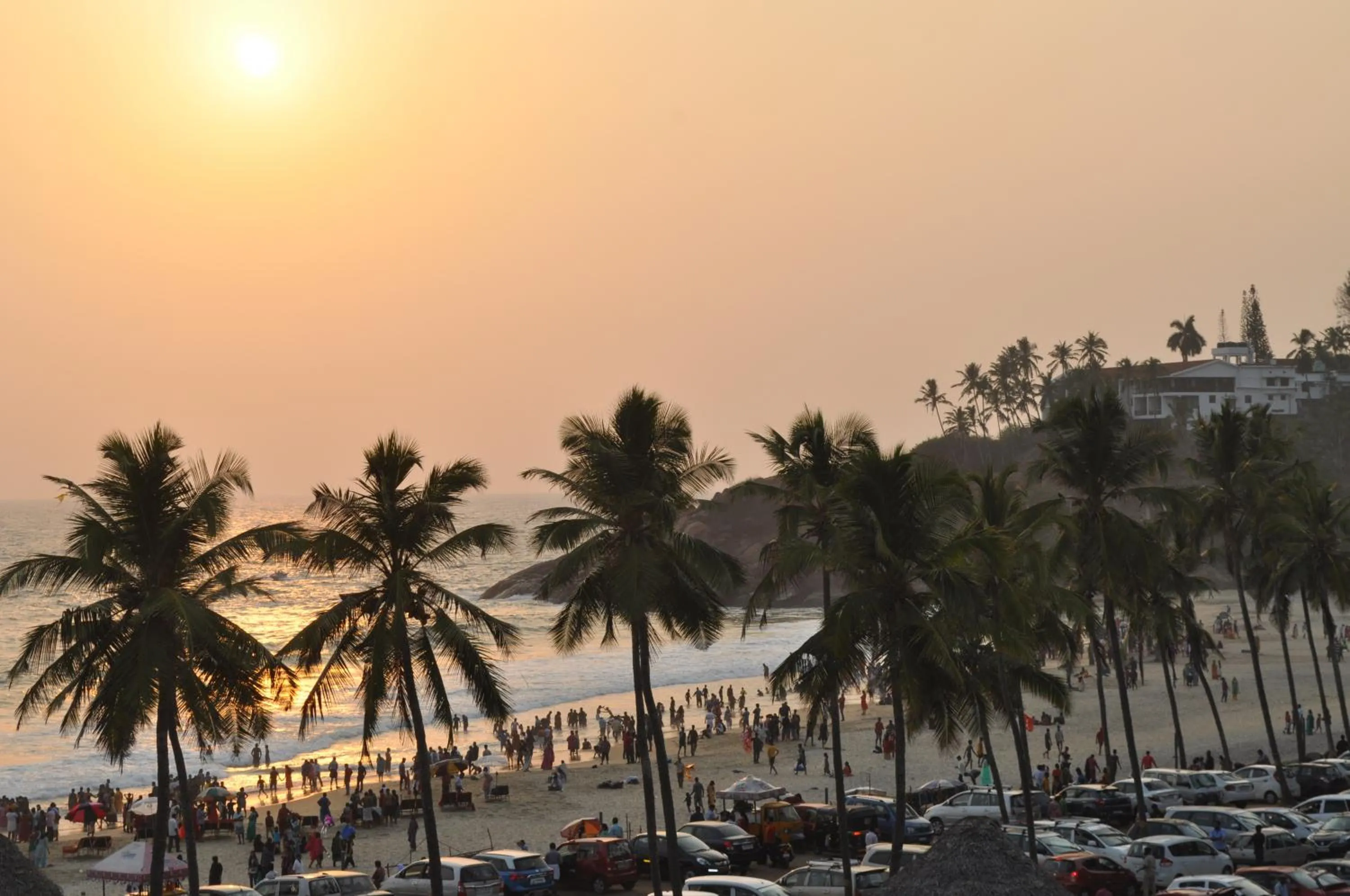 Sunset in Marine Palace Beach Hotel