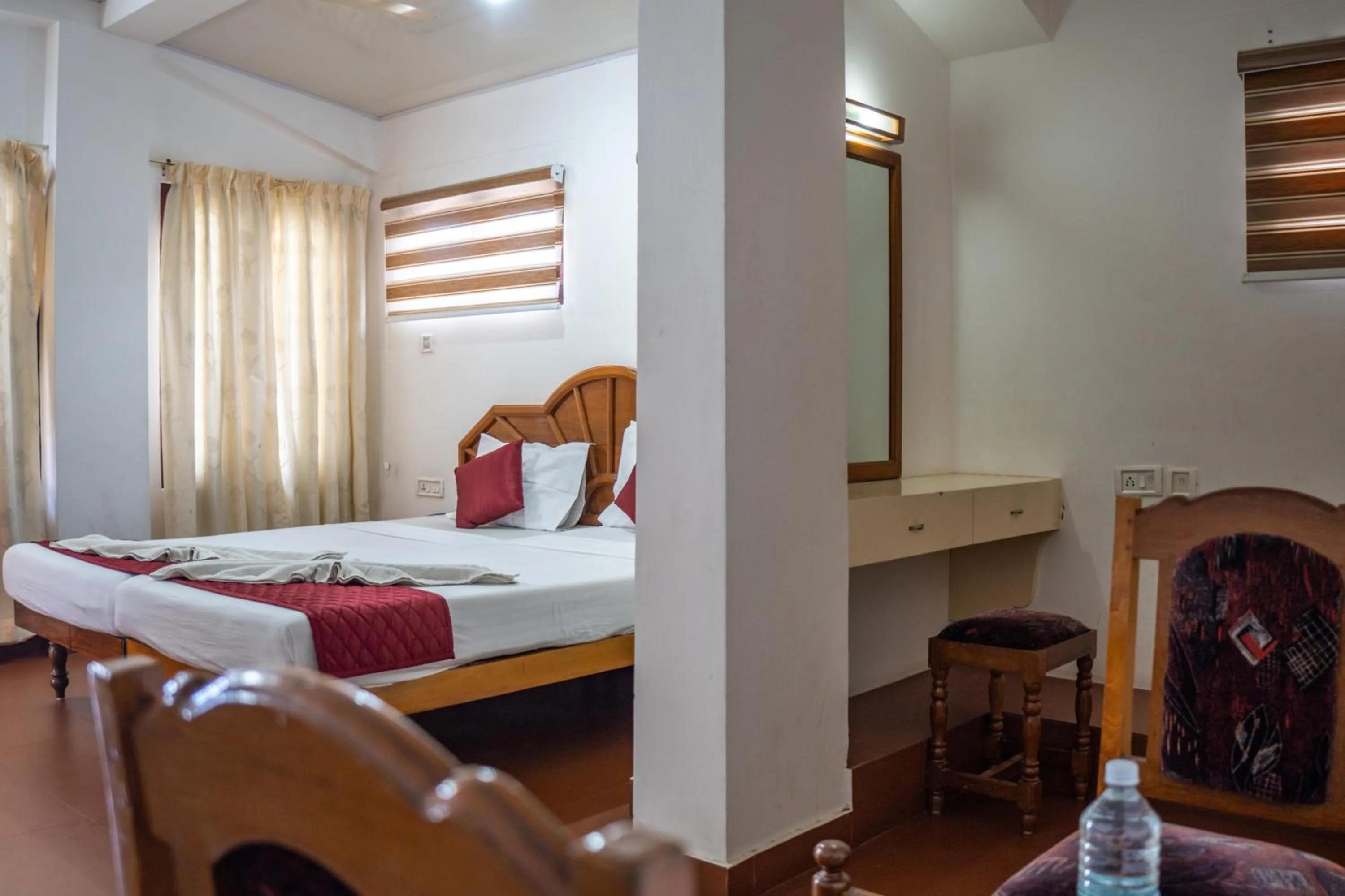 Bed in Marine Palace Beach Hotel