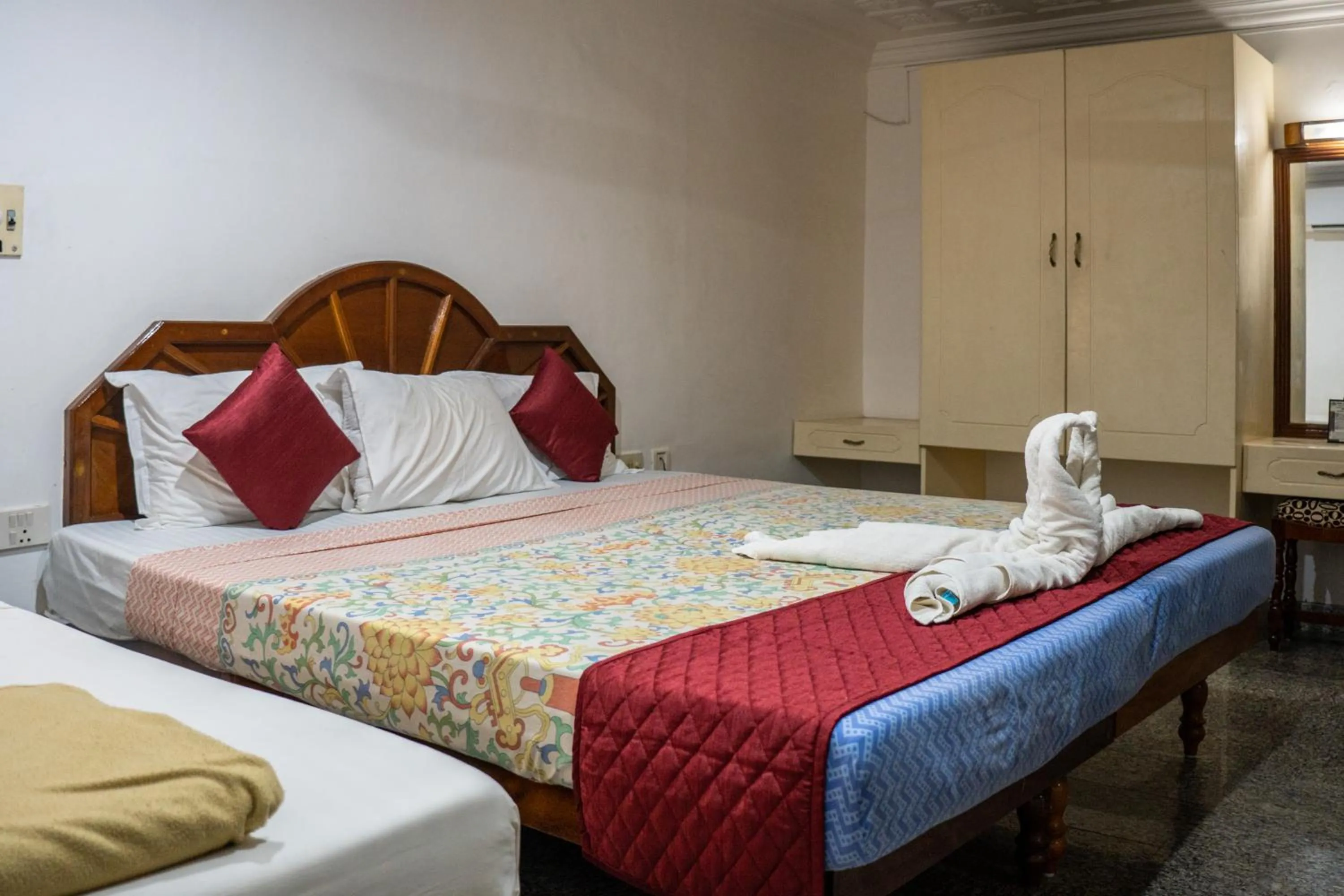 Bed in Marine Palace Beach Hotel