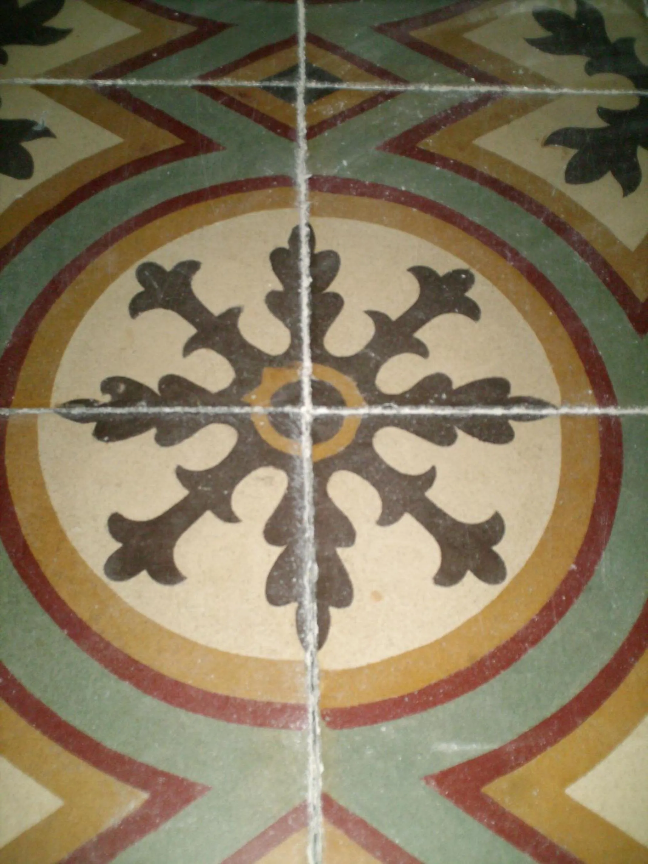 Decorative detail in Villa Del Porto