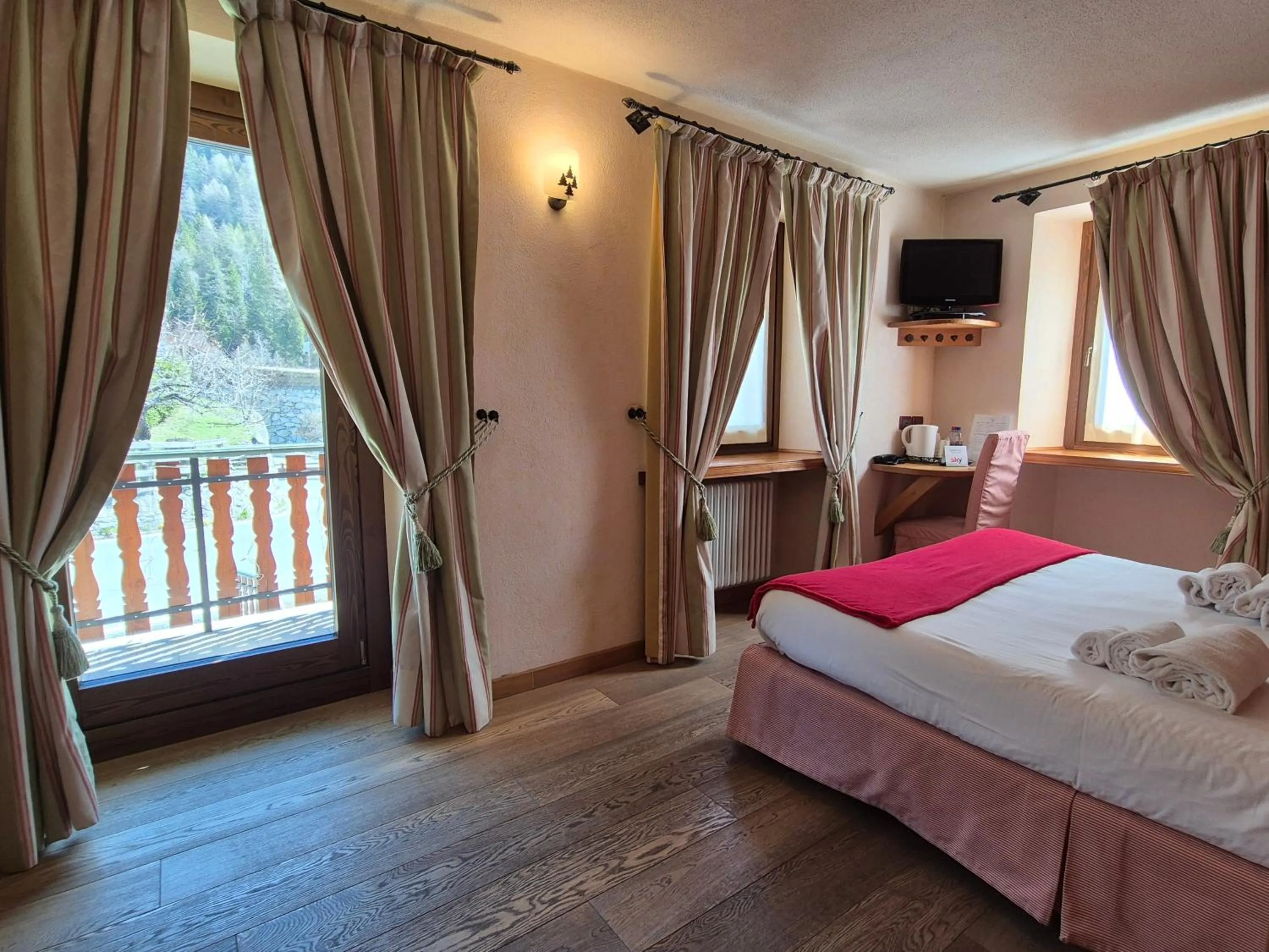 Bed in Hotel Dente Del Gigante