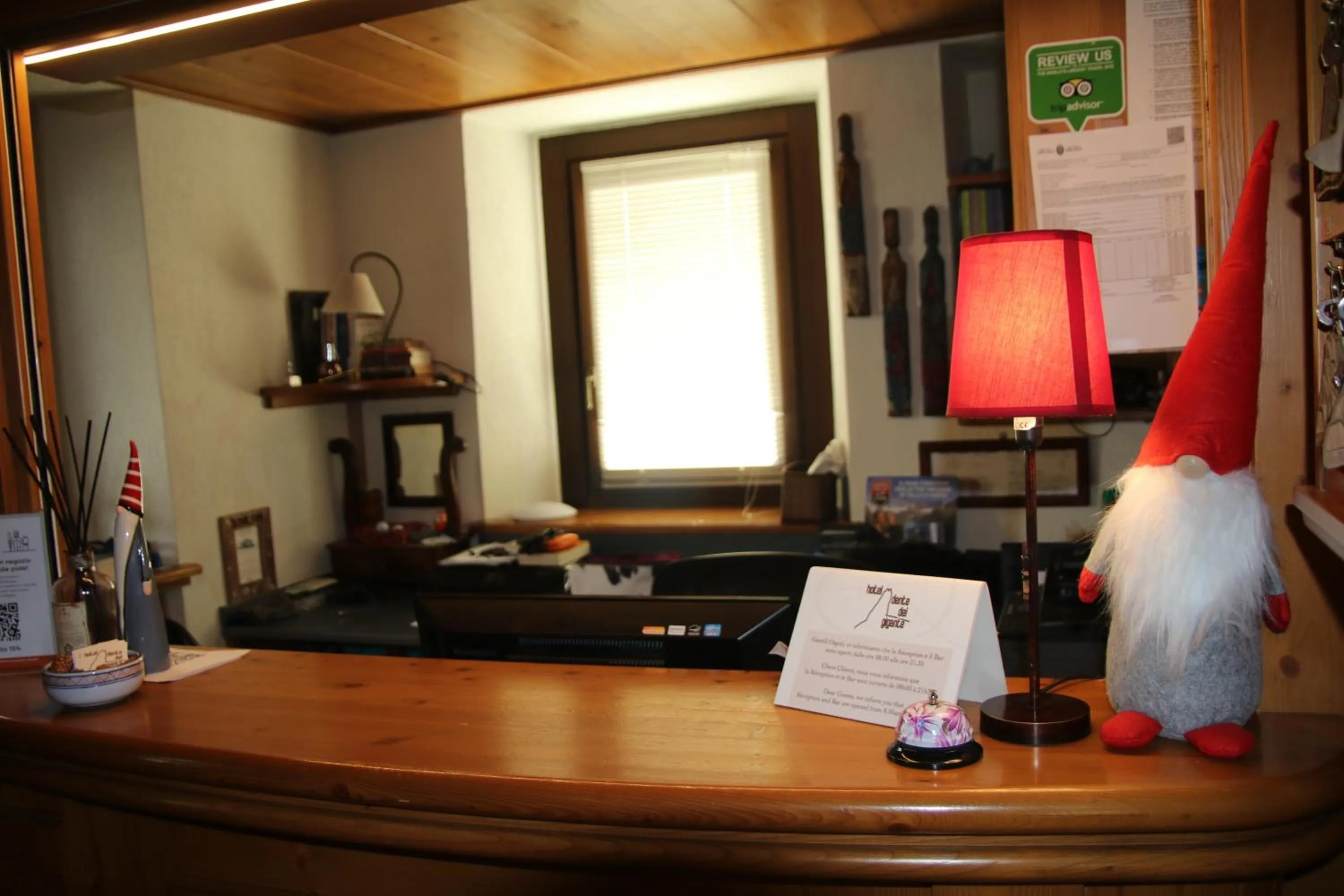 Lobby or reception in Hotel Dente Del Gigante