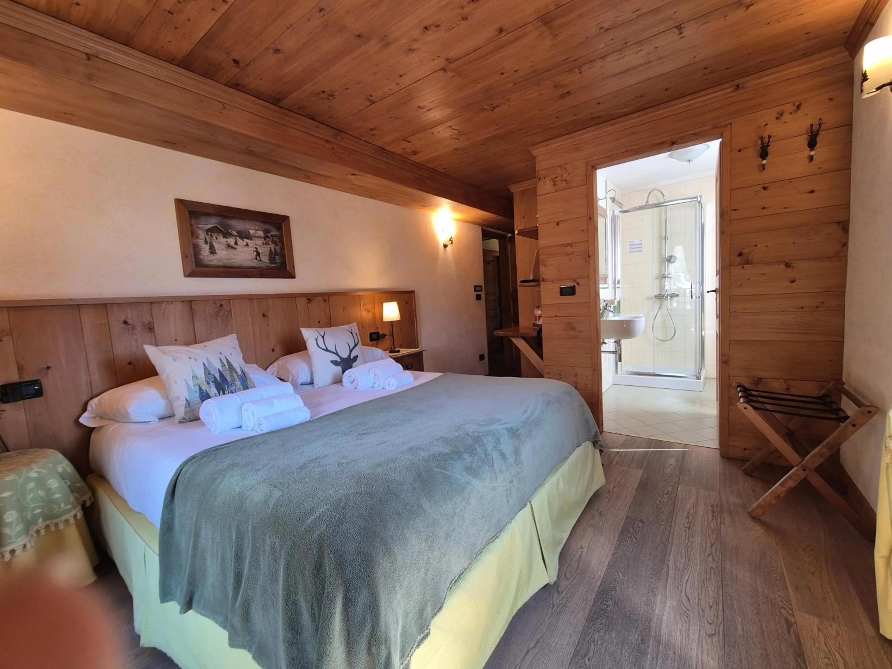 Bed in Hotel Dente Del Gigante