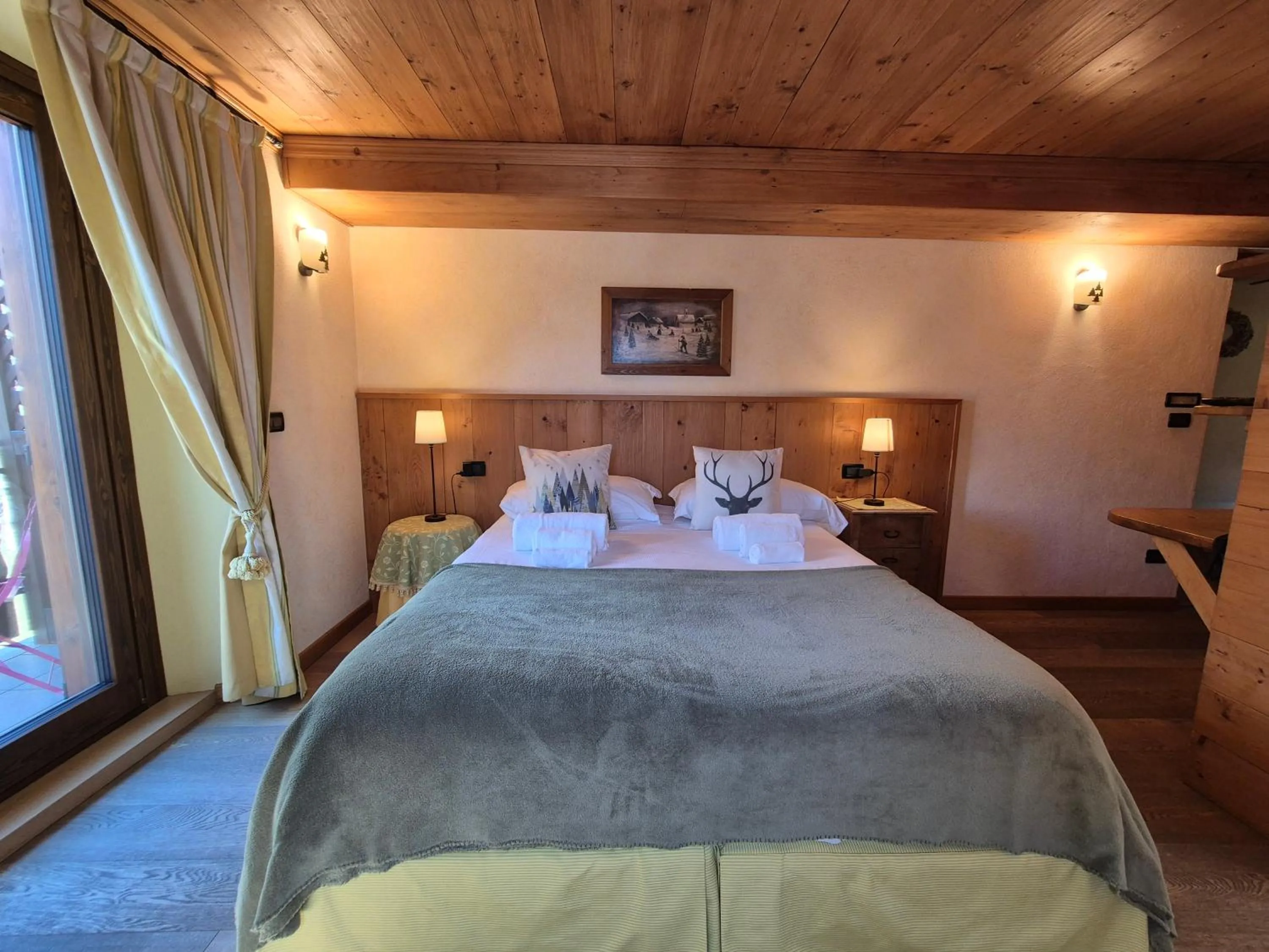 Bed in Hotel Dente Del Gigante