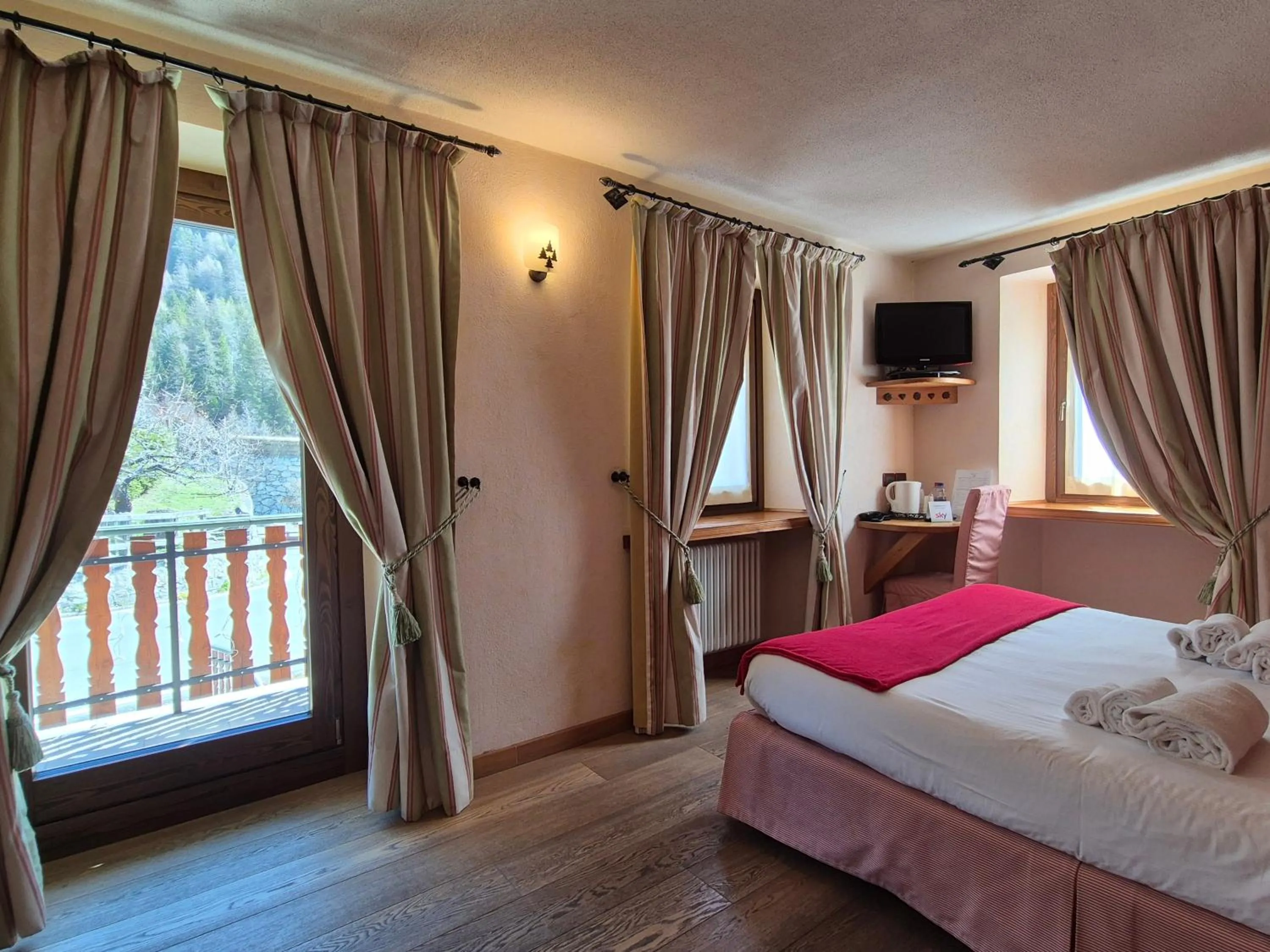 Bed in Hotel Dente Del Gigante