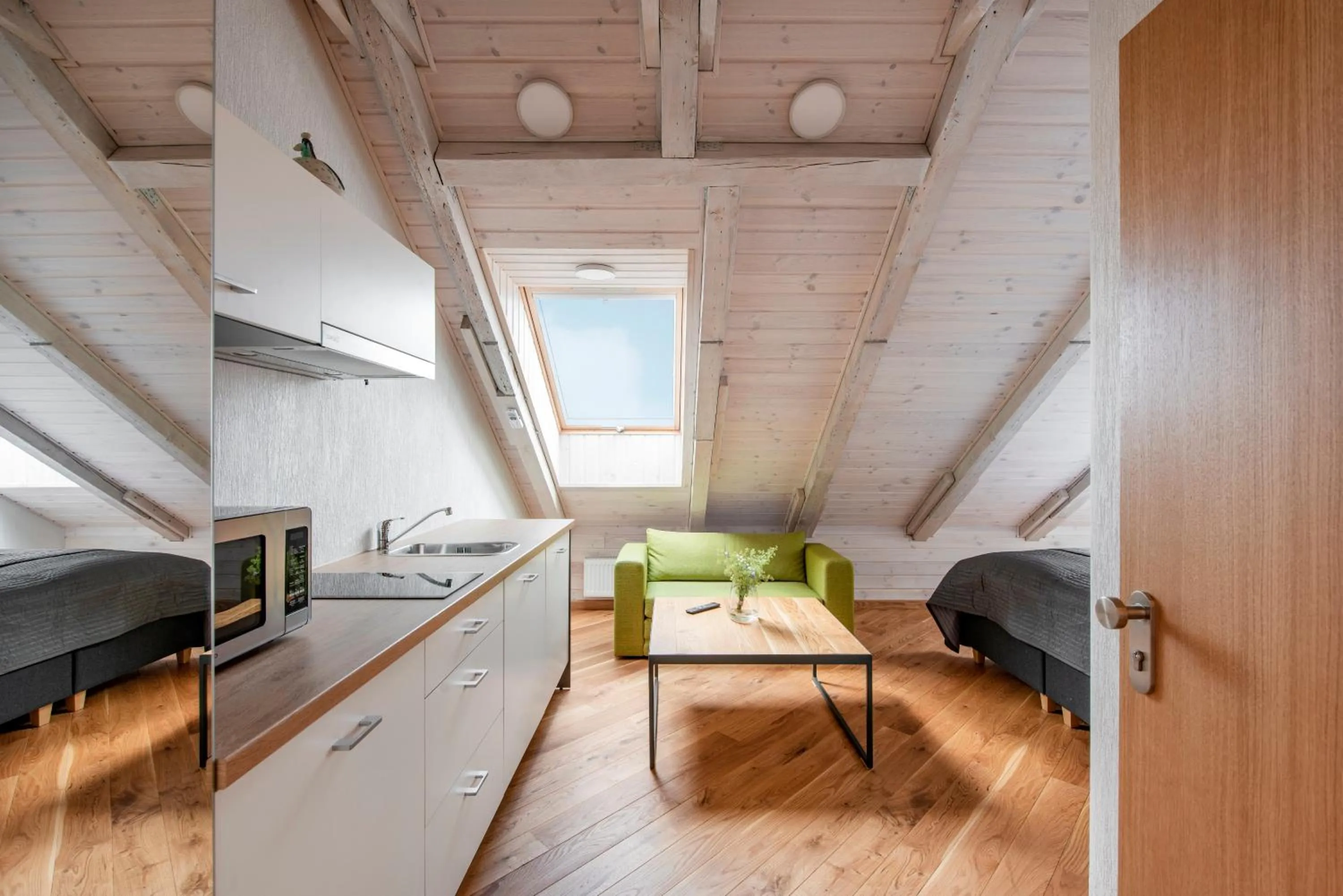 Kitchen or kitchenette in Piano Apartments