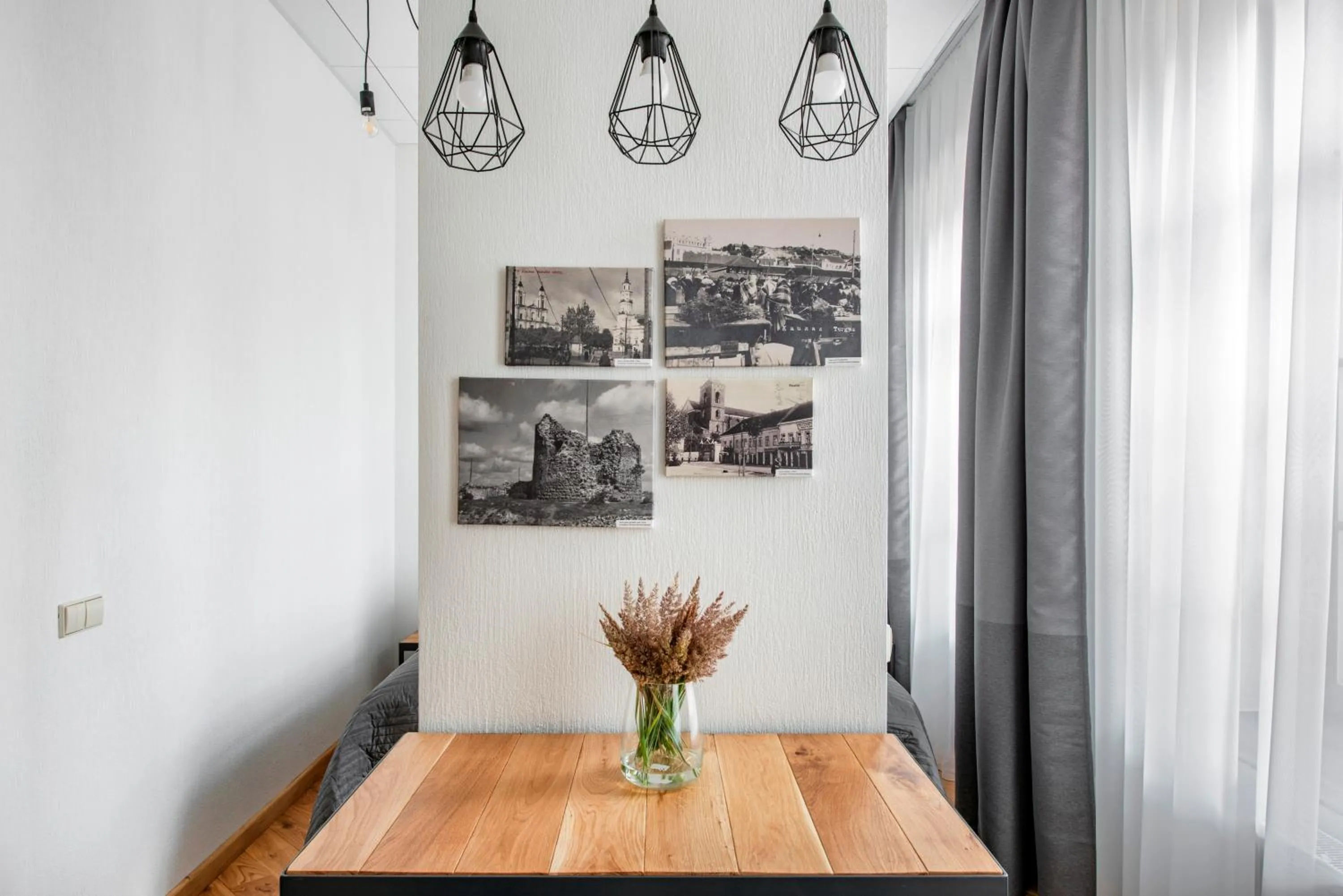 Dining area in Piano Apartments