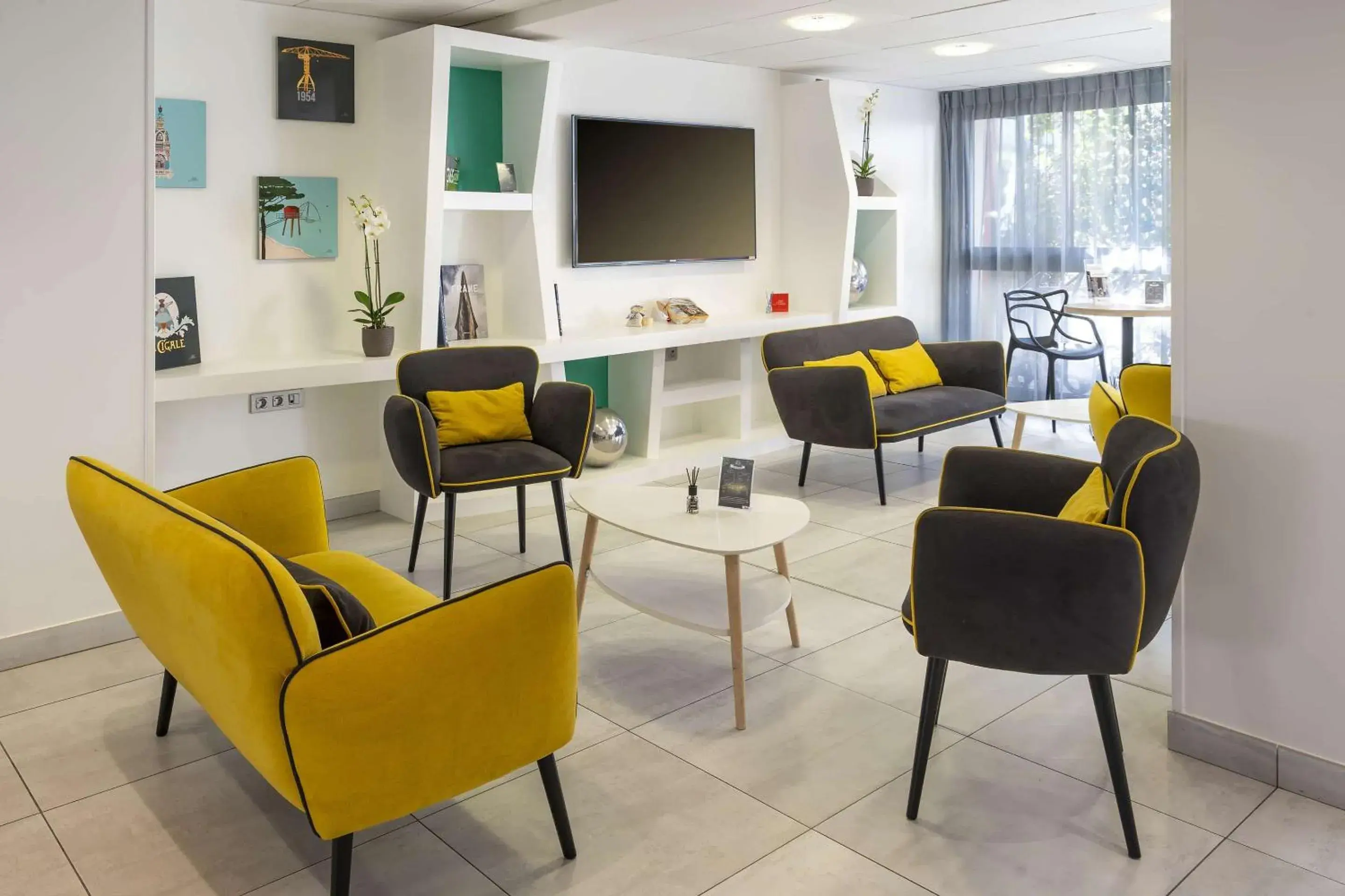 Lobby or reception in Best Western Les Aureliades Saint Nazaire Lobby or reception in Best Western Les Aureliades Saint Nazaire