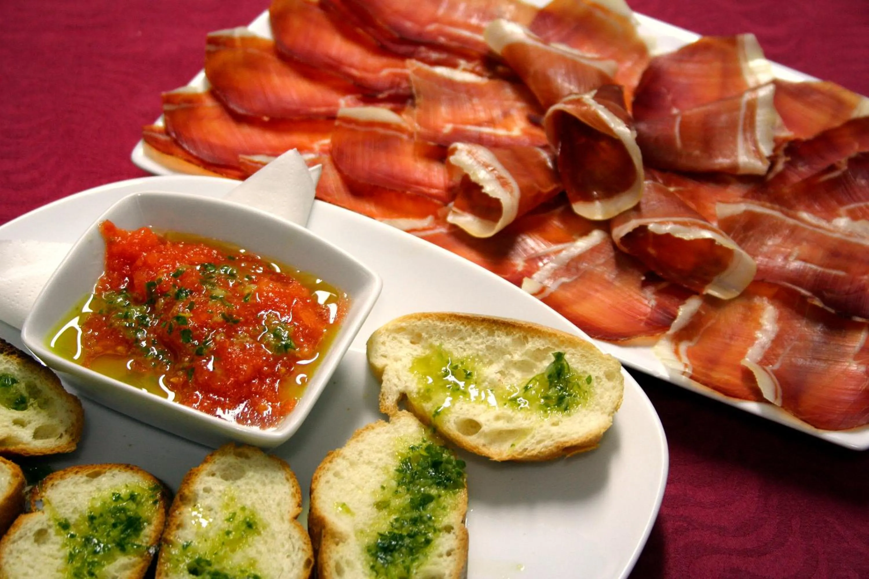 Food in Hostal Alcazaba