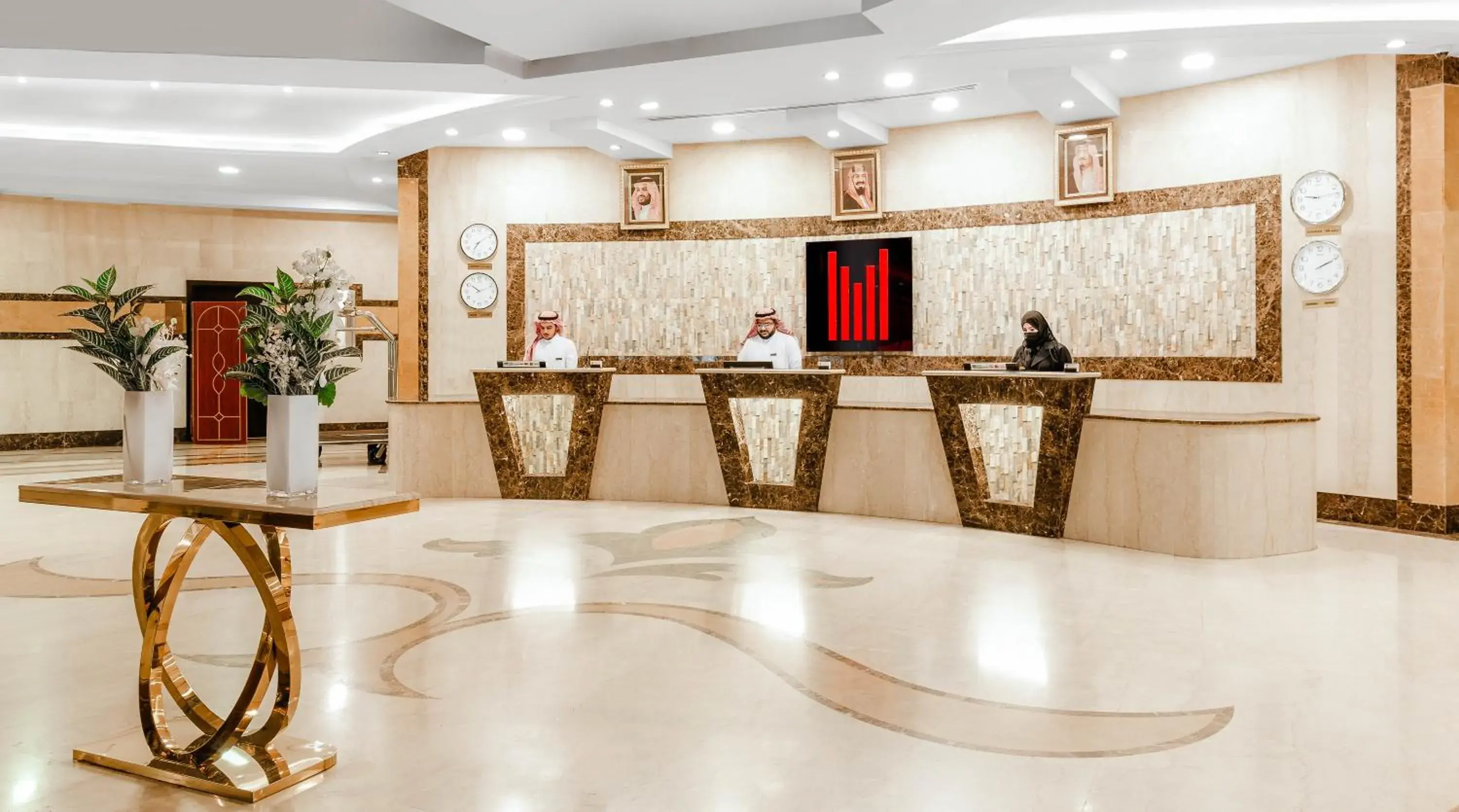 Lobby or reception in M Hotel Al Dana Makkah by Millennium Lobby or reception in M Hotel Al Dana Makkah by Millennium