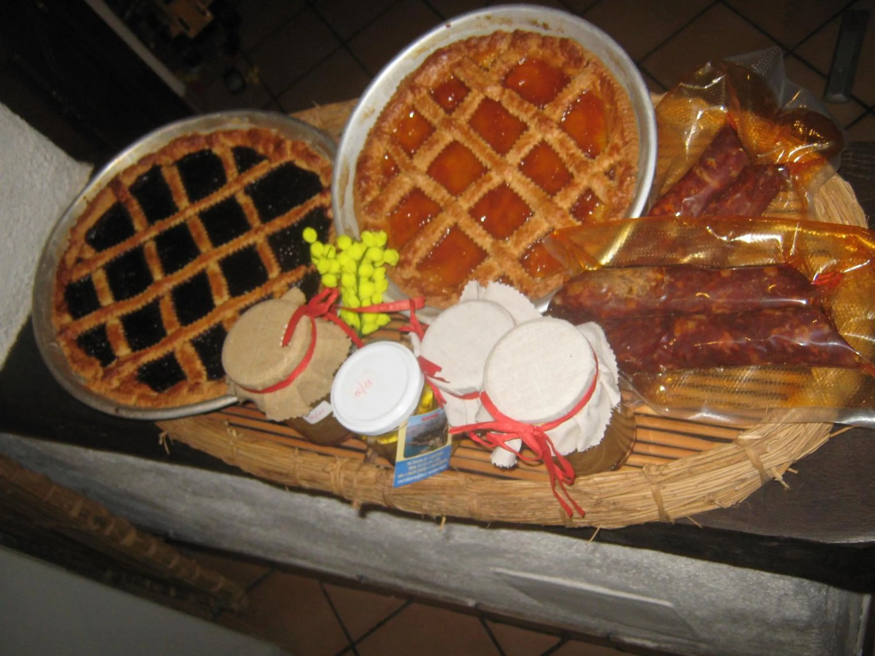 Food close-up in B&B La Torretta