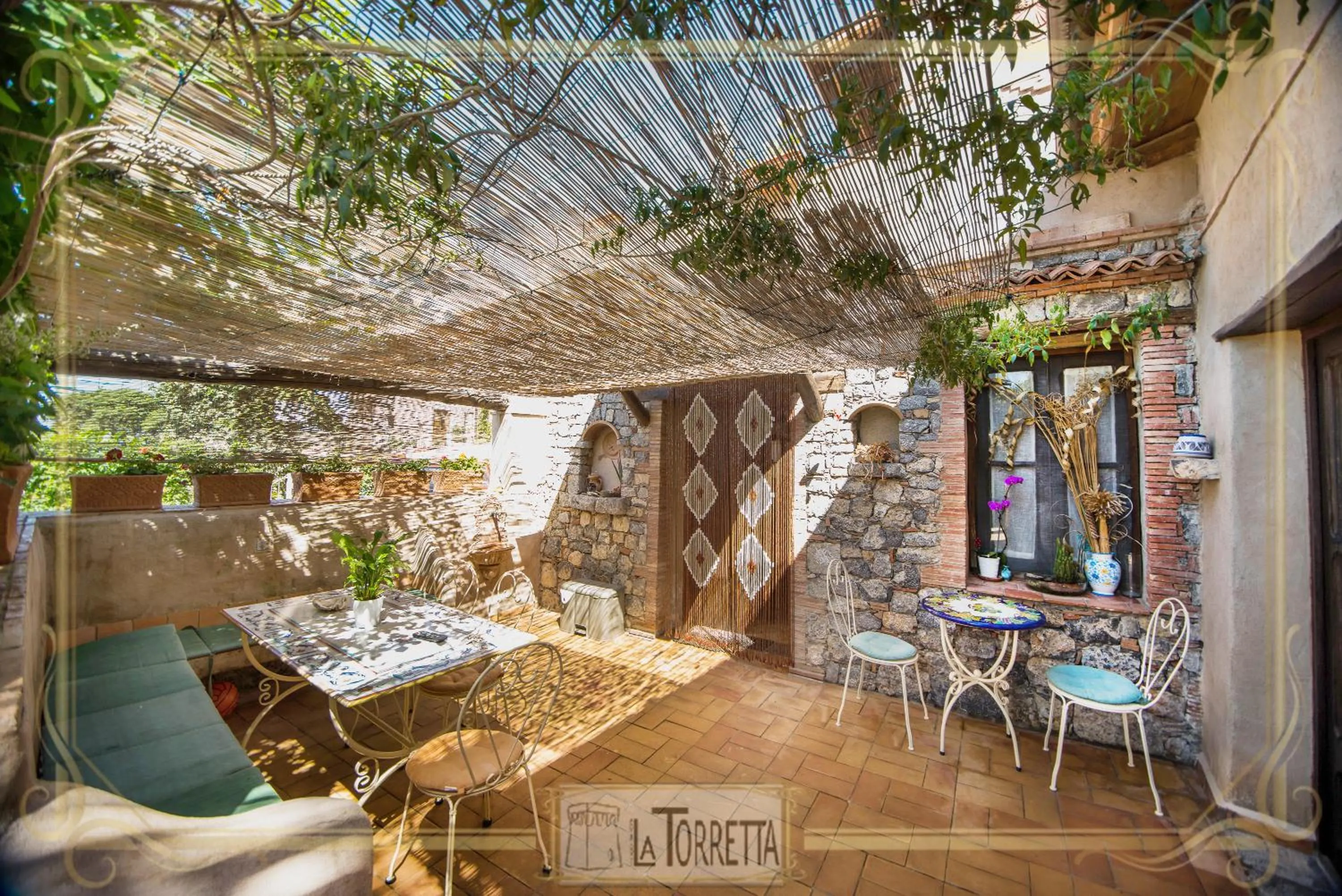 Patio in B&B La Torretta