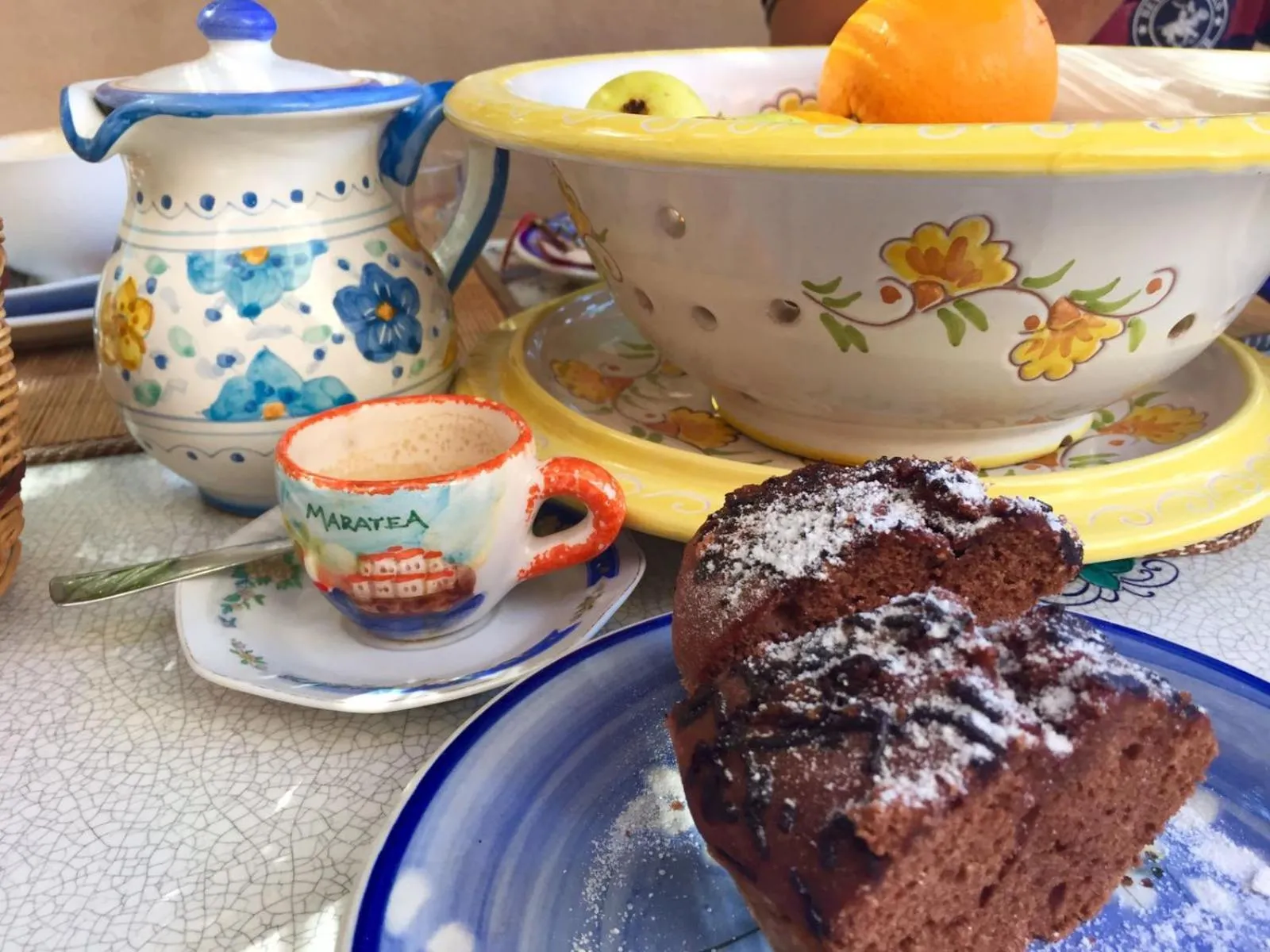 Food and drinks in B&B La Torretta