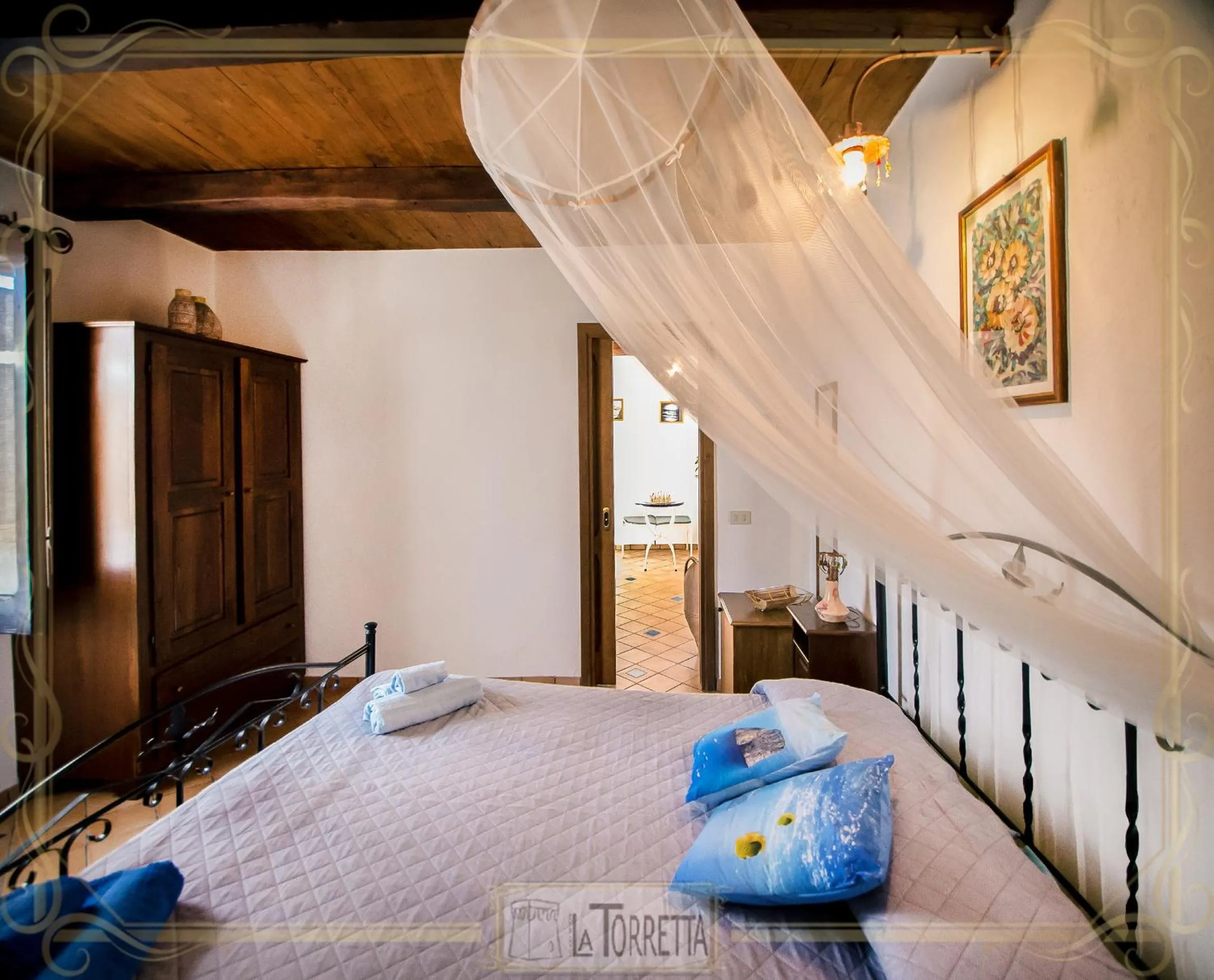 Bedroom, Bed in B&B La Torretta