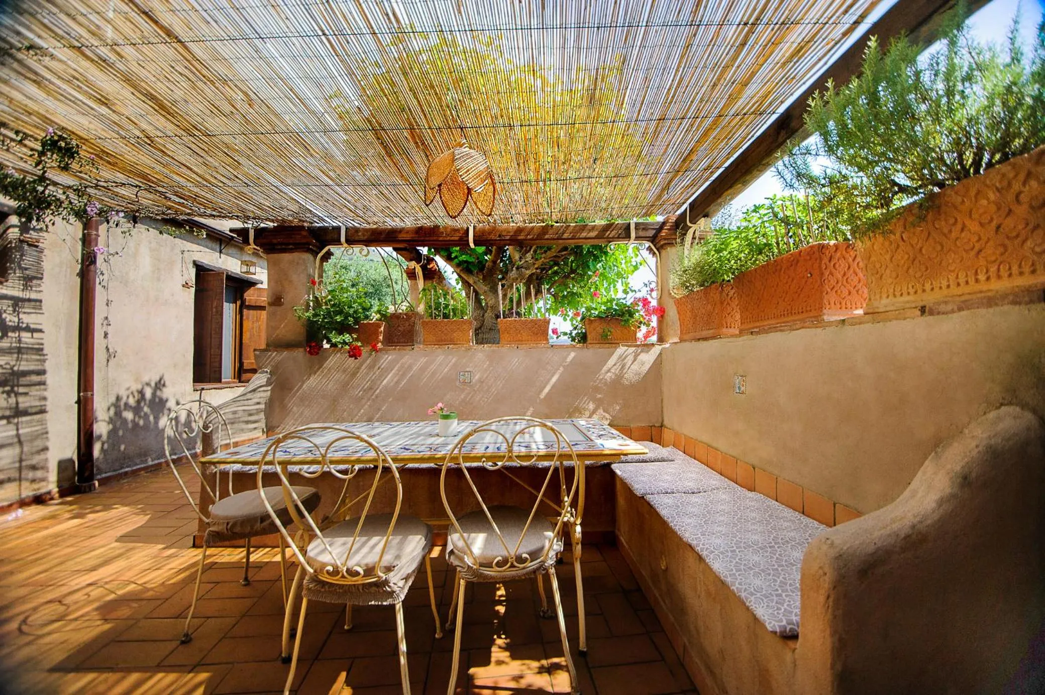 Patio in B&B La Torretta