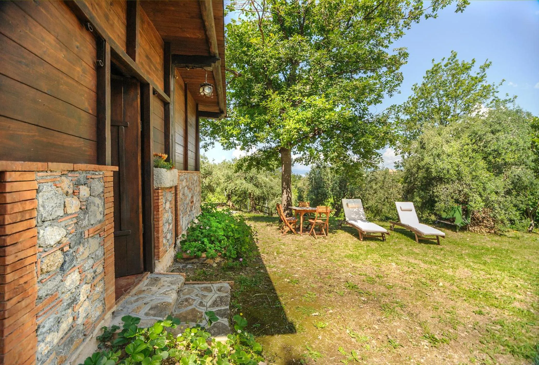 Garden view in B&B La Torretta