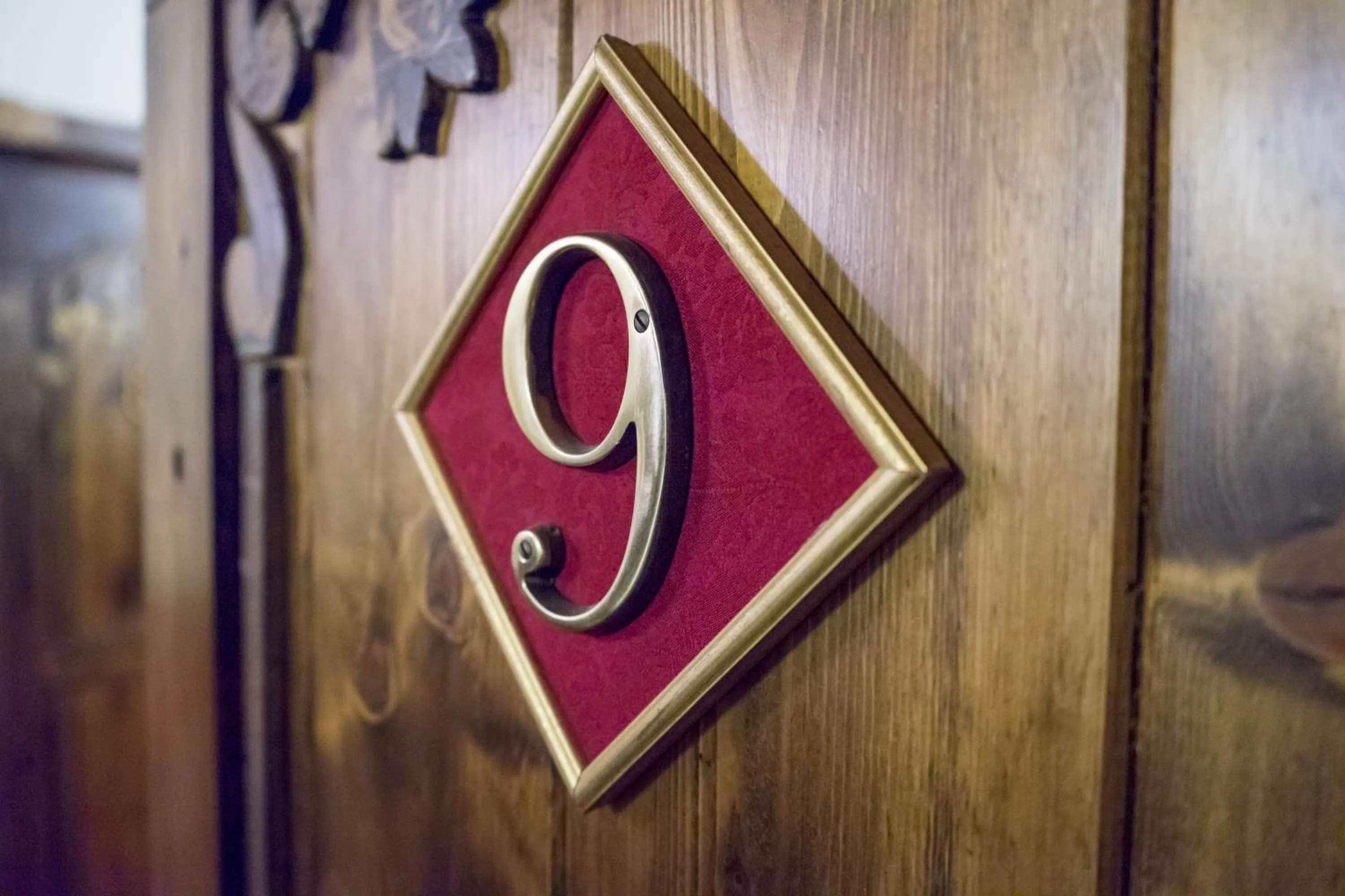 Decorative detail in Hotel Villino Della Flanella