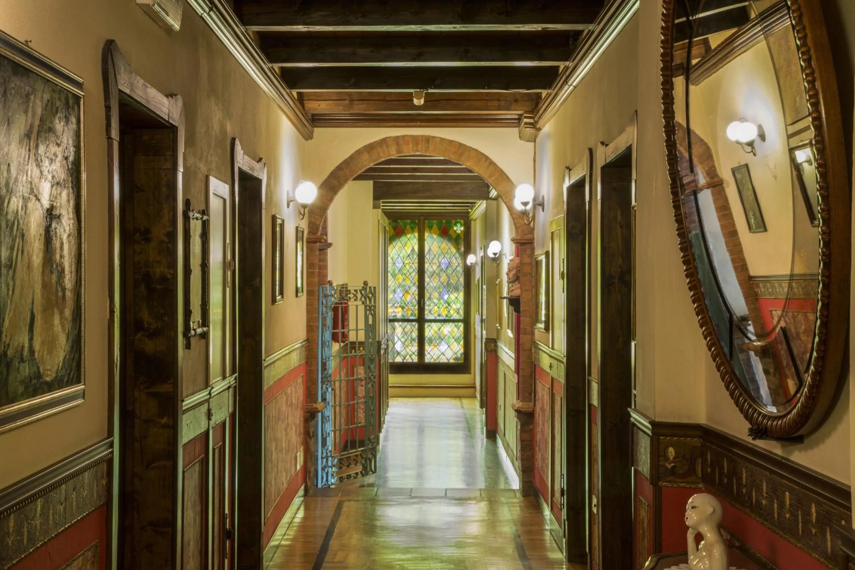 Decorative detail in Hotel Villino Della Flanella