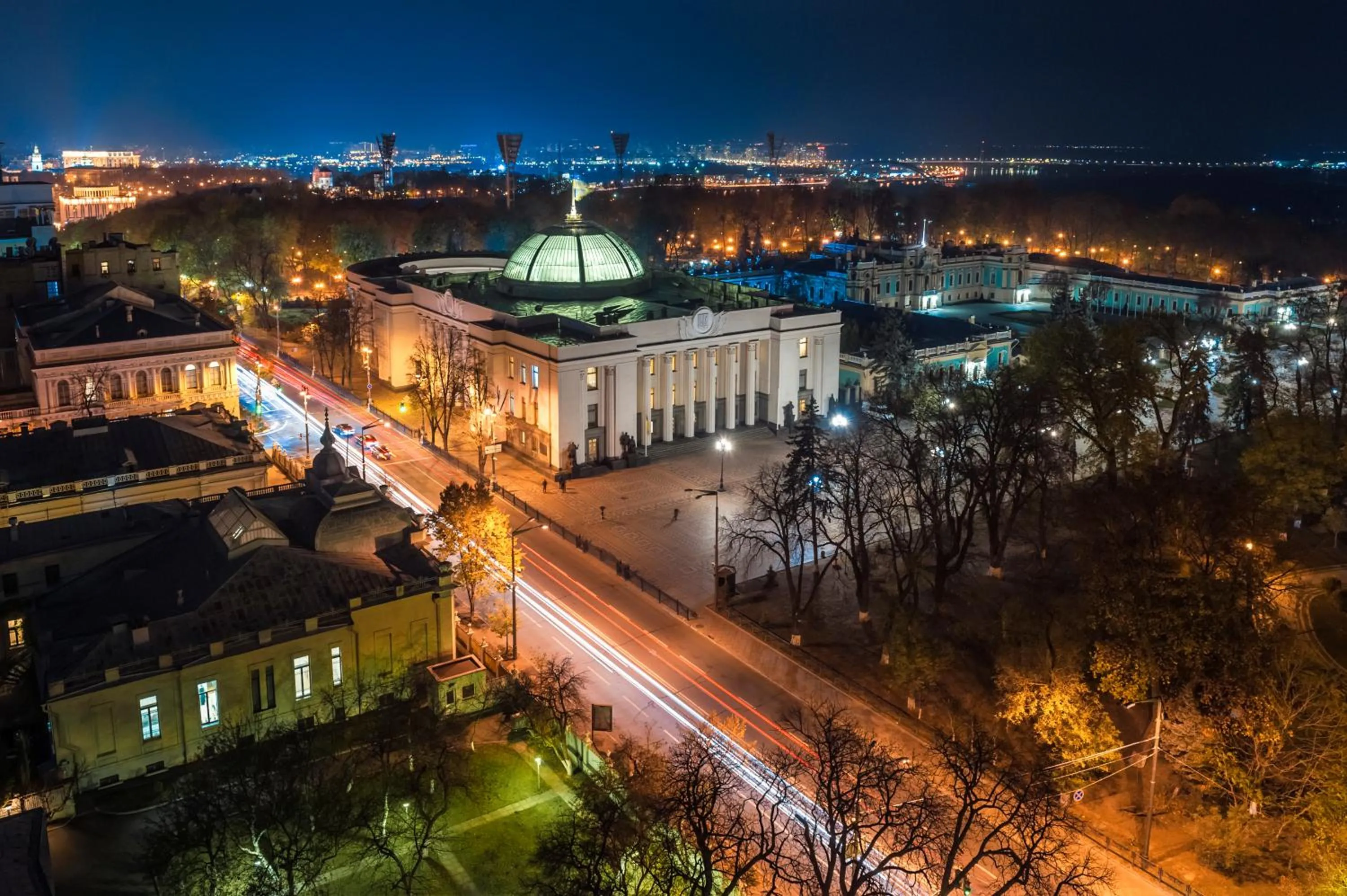 City view in Hotel Kyiv
