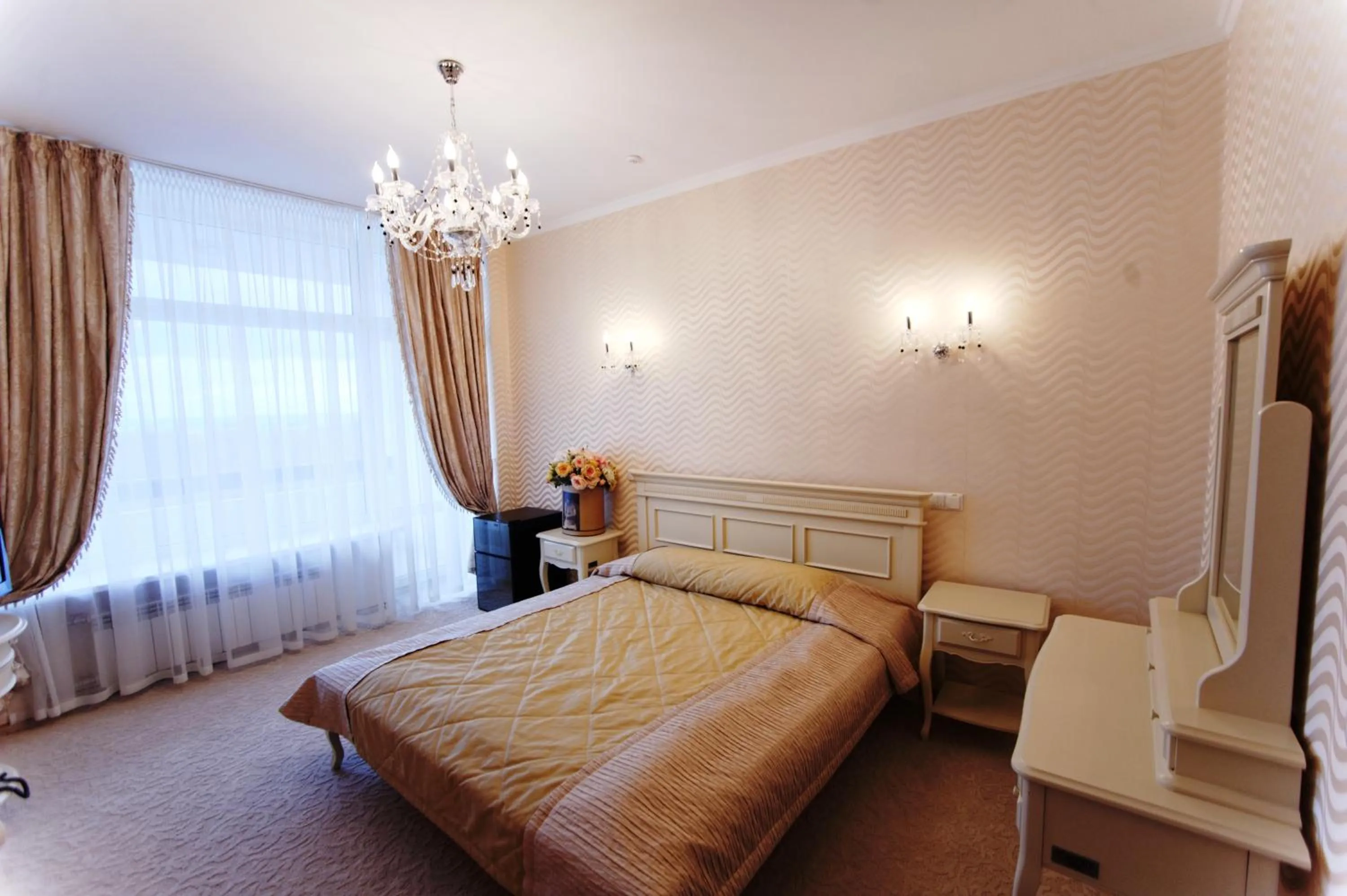 Bed in Hotel Kyiv