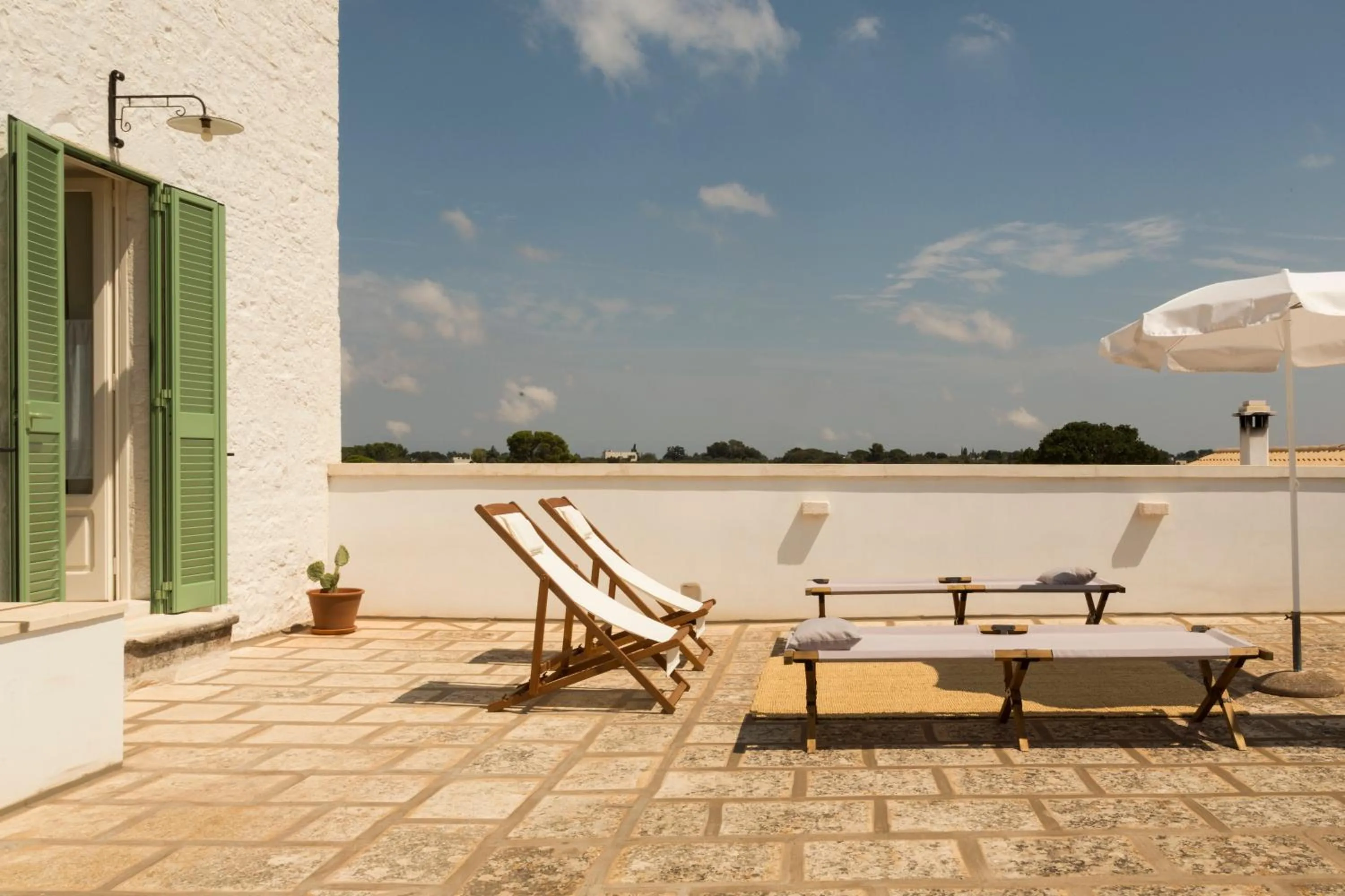 Balcony/Terrace in Masseria Fenicia