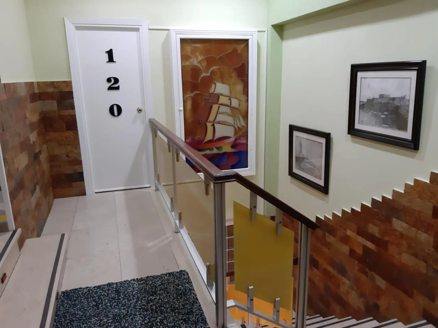 Lobby or reception in Hotel Almirante