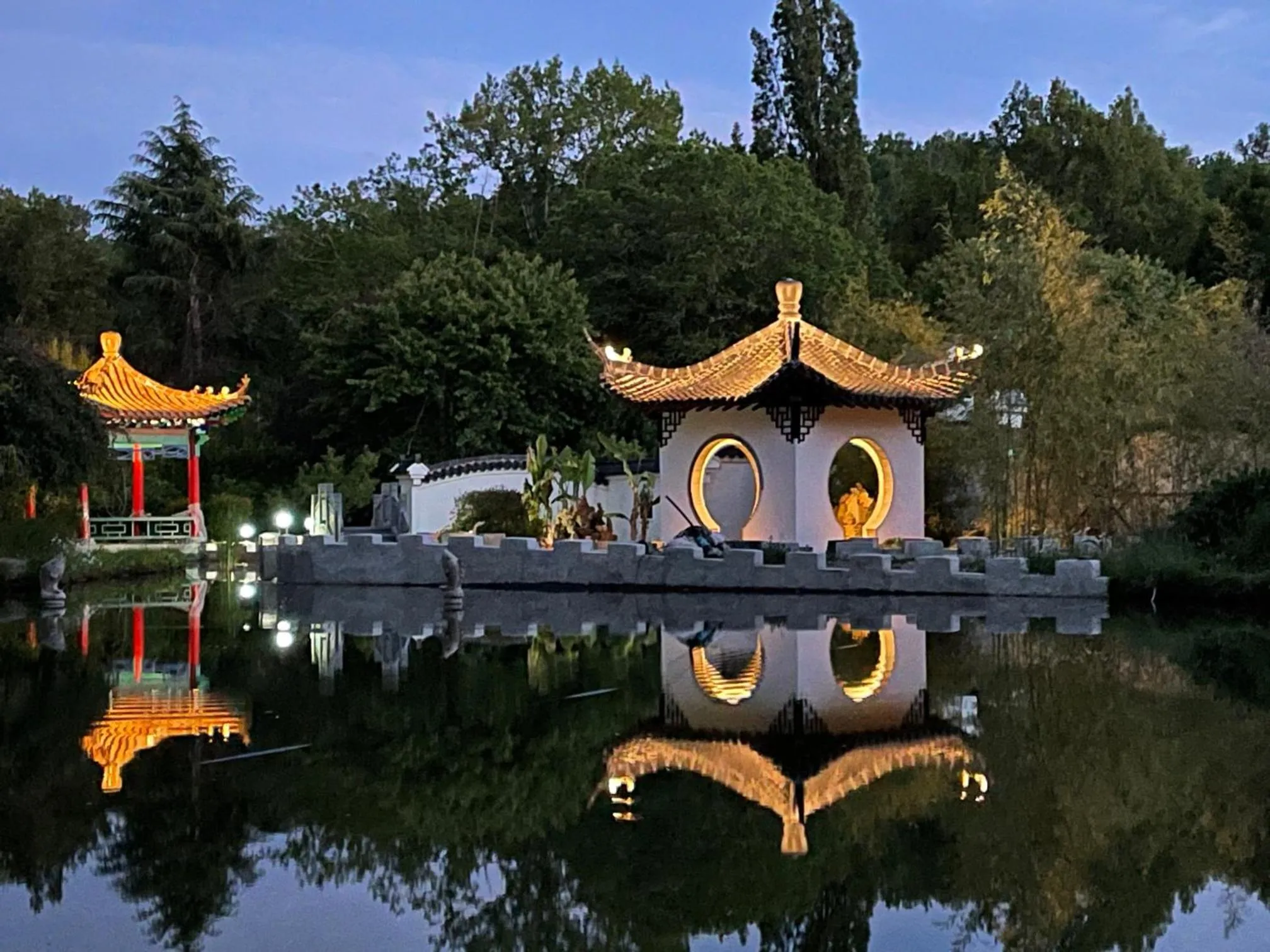Garden in Le Manoir de Bellerive