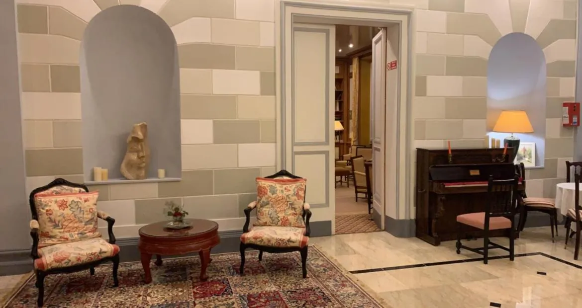 Living room in Le Manoir de Bellerive