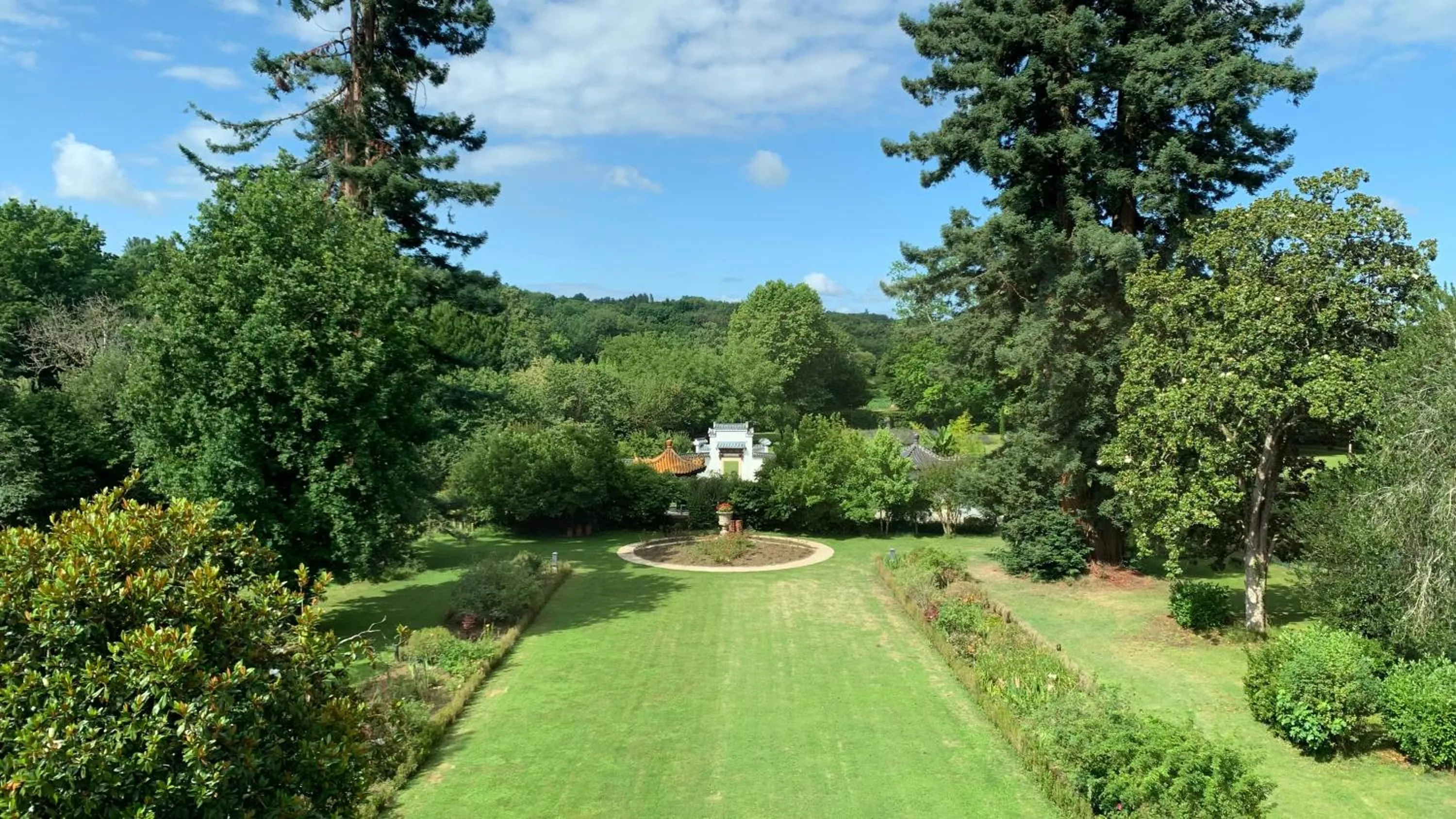Garden in Le Manoir de Bellerive