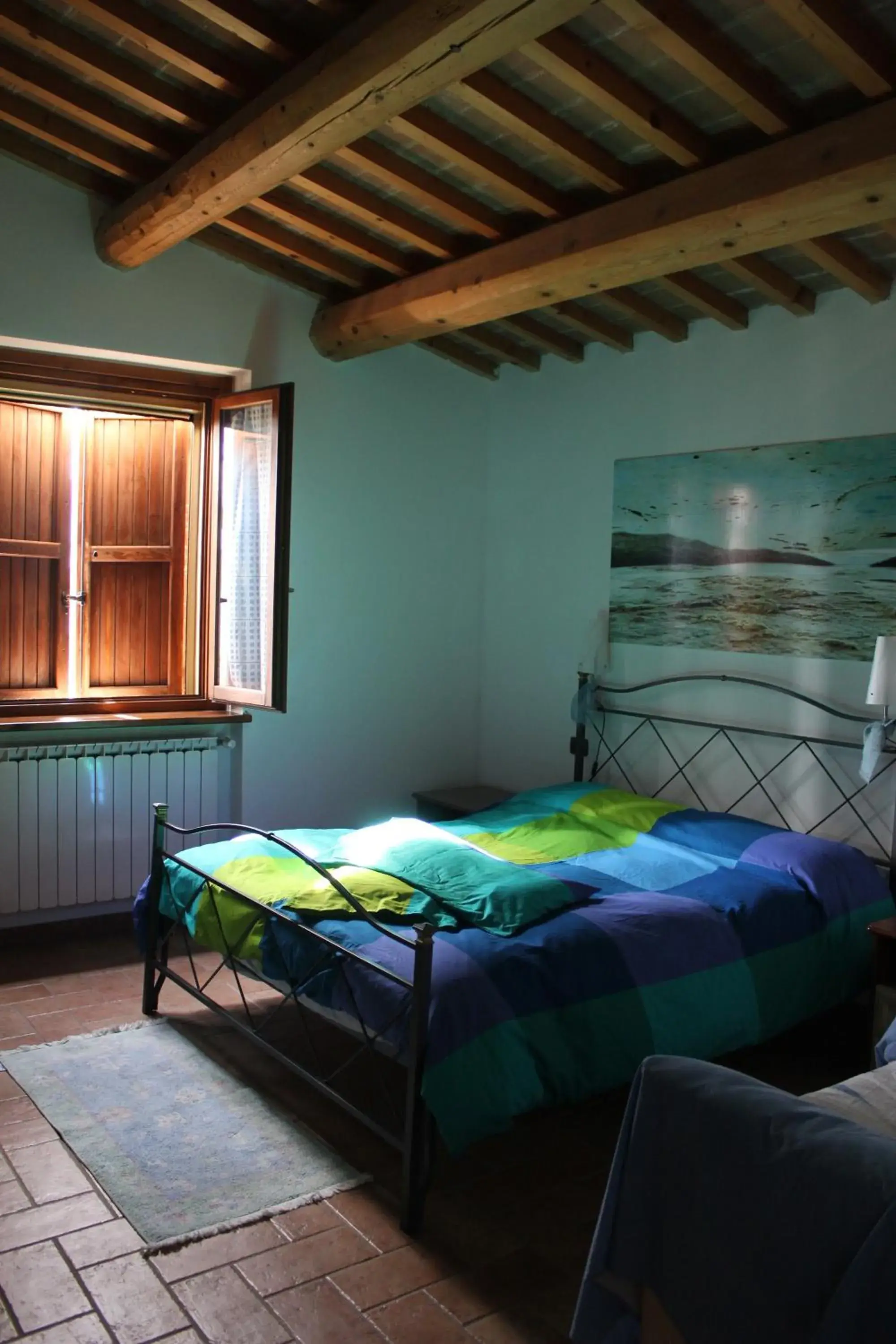Double Room with Mountain View in Agriturismo La Valle del Vento Urbino Double Room with Mountain View in Agriturismo La Valle del Vento Urbino