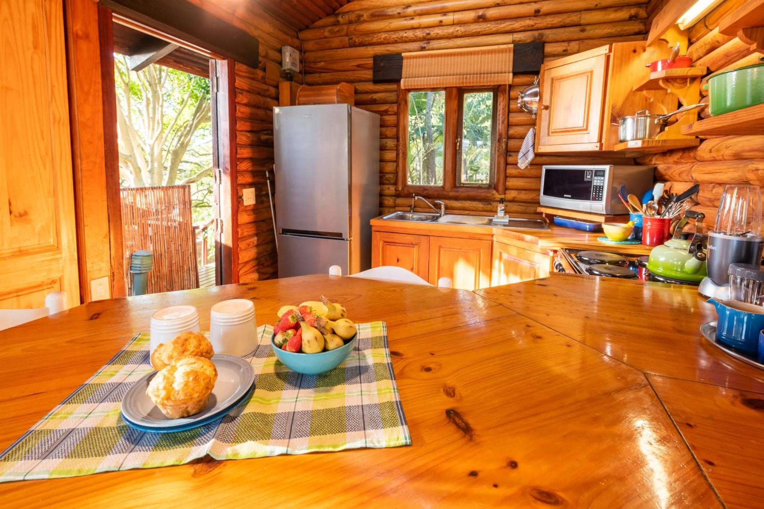 Kitchen or kitchenette in Under Milkwood Resort