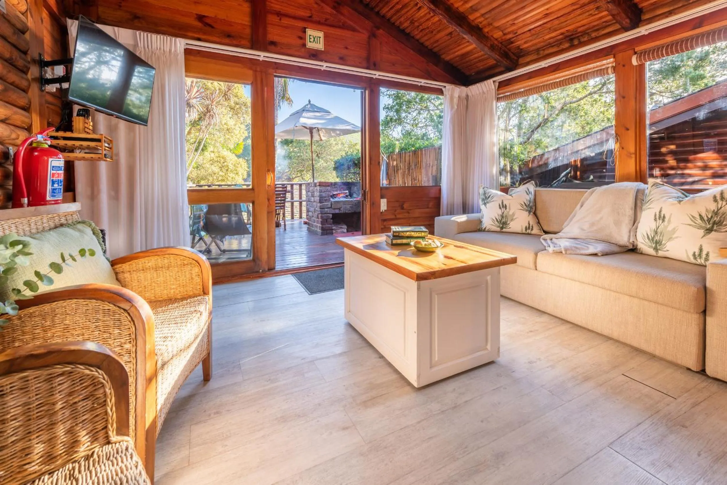 Living room in Under Milkwood Resort