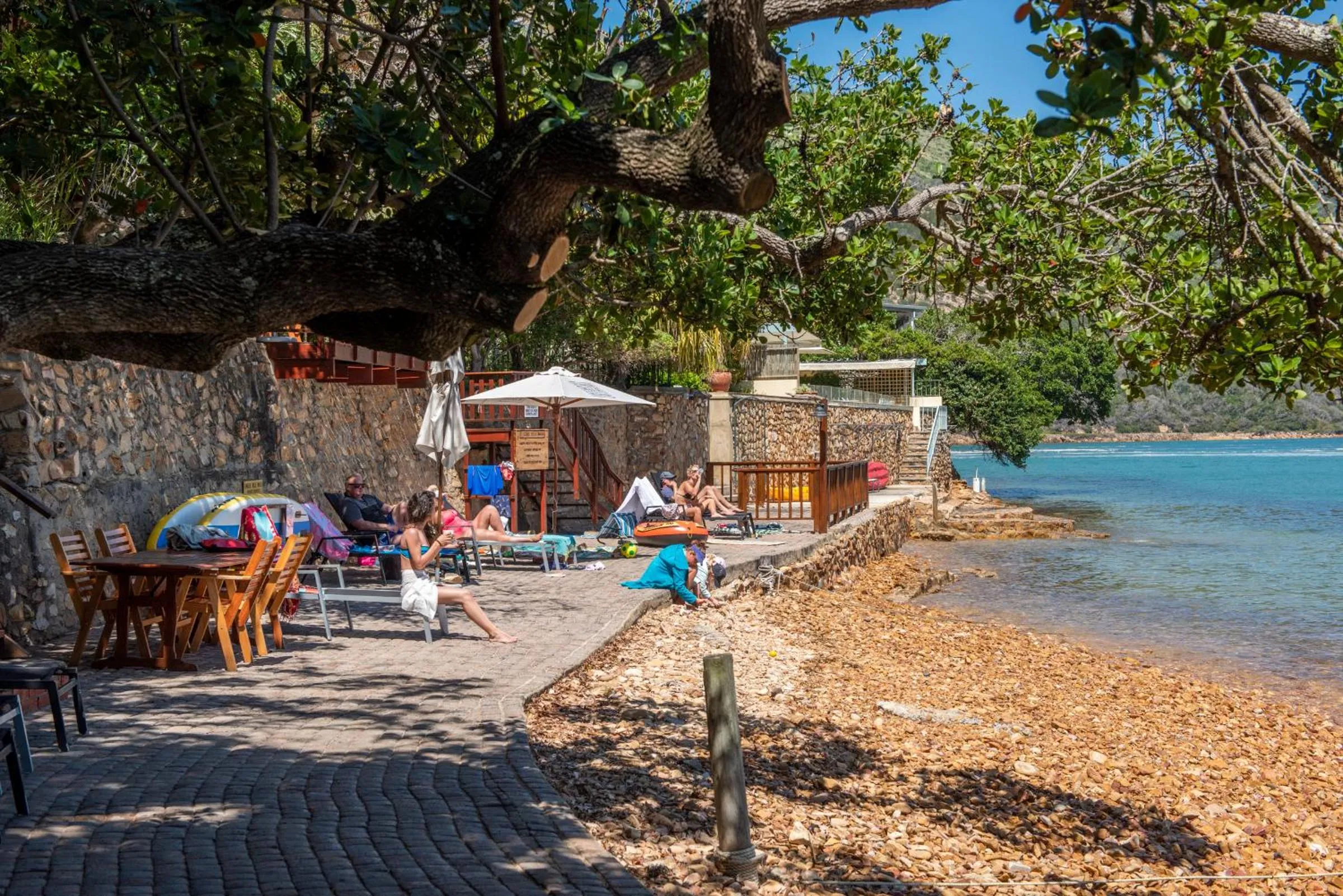 Beach in Under Milkwood Resort