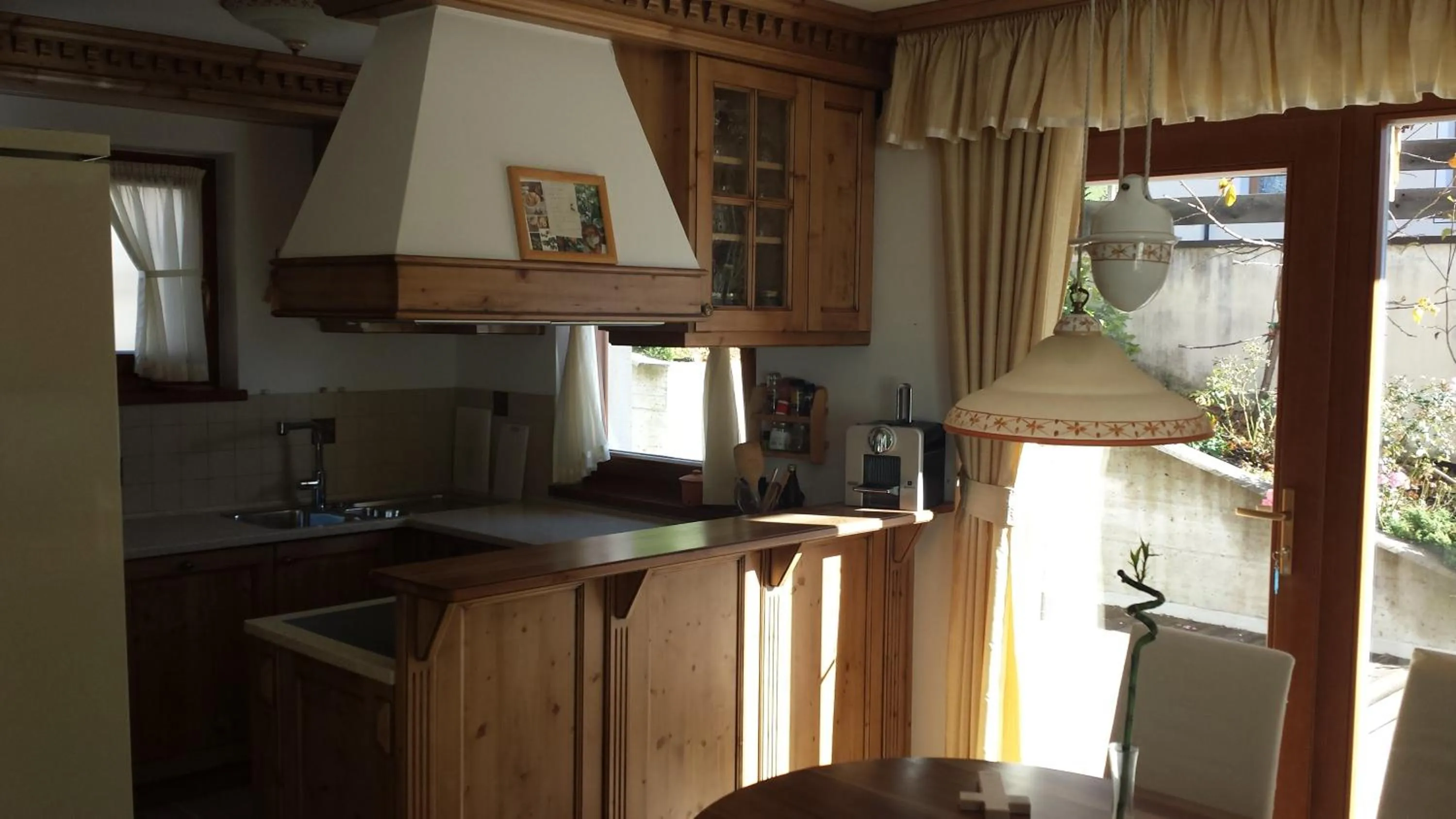 Kitchen or kitchenette in Family and Wellness Residence Ciasa Antersies