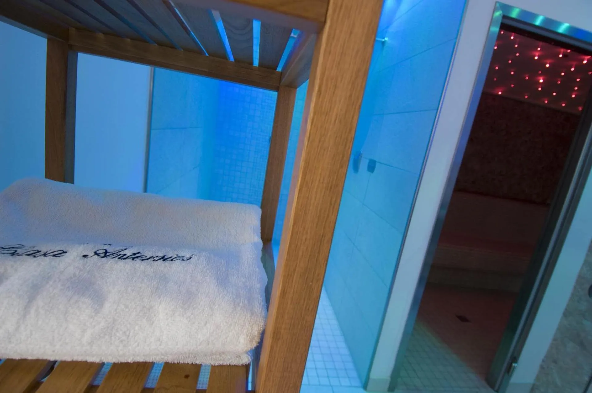 Steam room, Bed in Family and Wellness Residence Ciasa Antersies