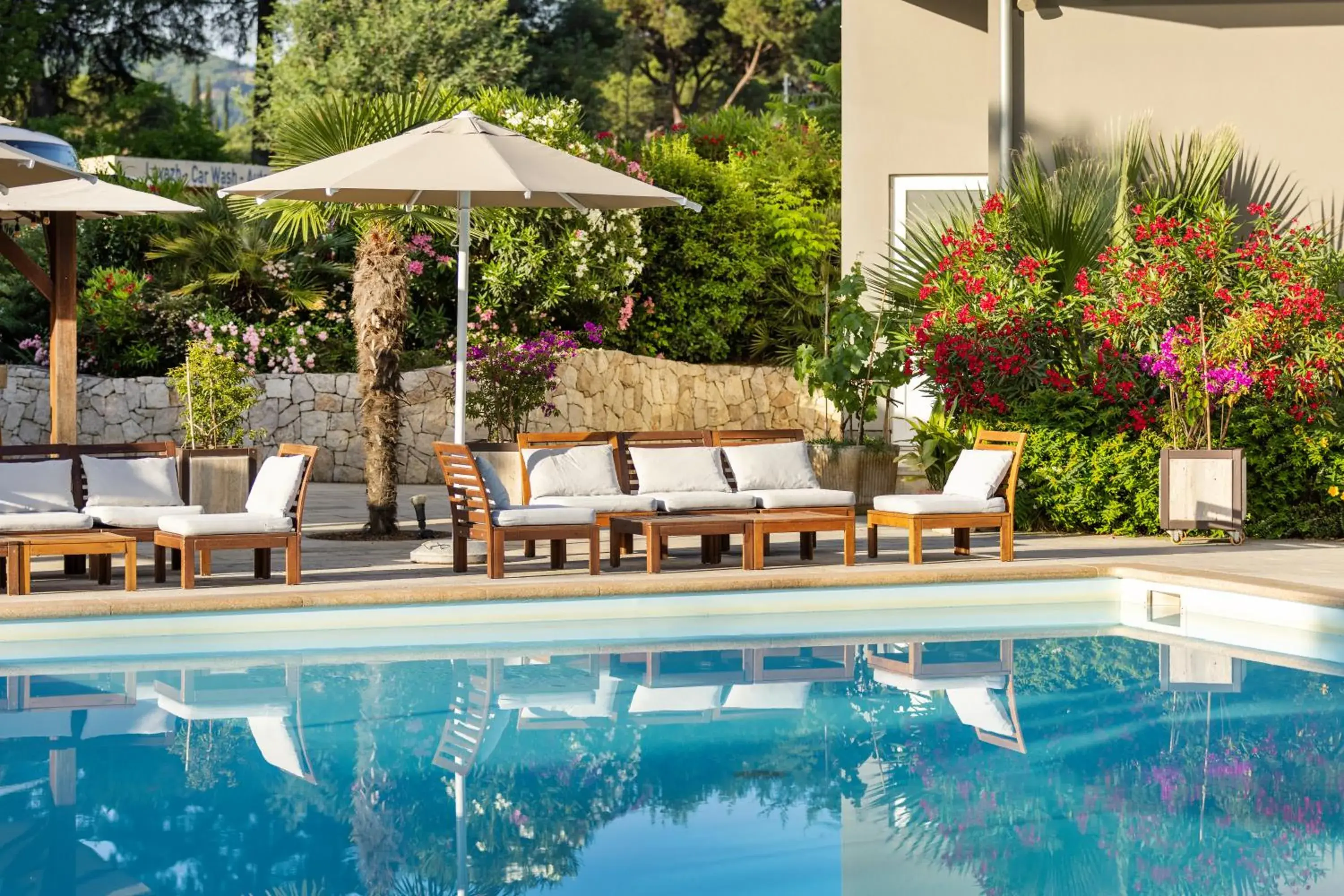 Swimming pool in Rogner Hotel Tirana Swimming pool in Rogner Hotel Tirana