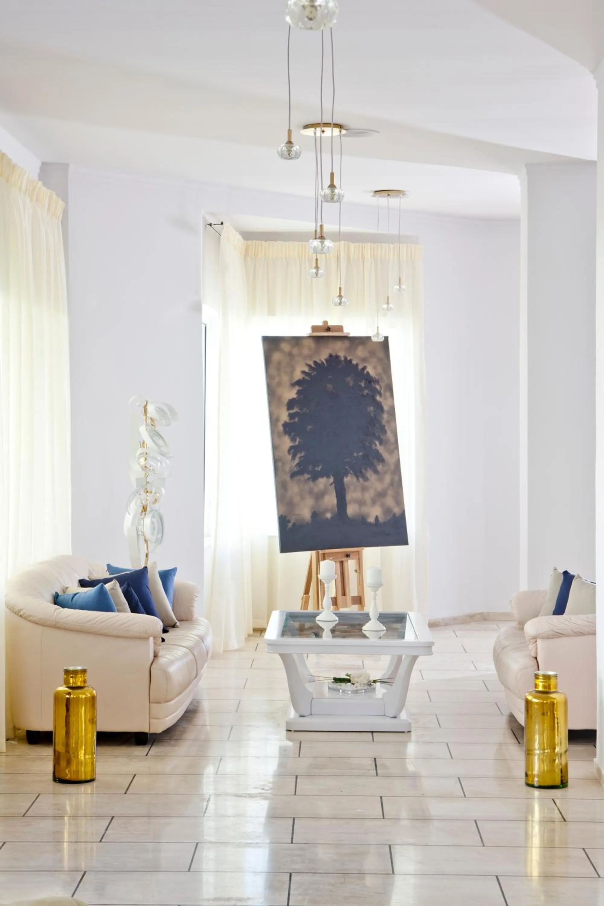 Living room in Mrs Chryssana Beach Hotel