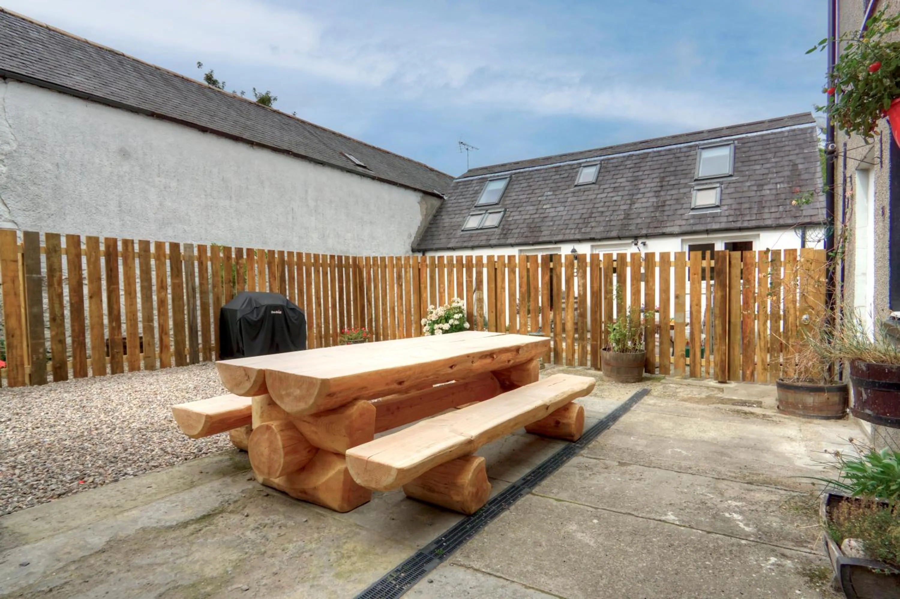 Patio in The Tannochbrae