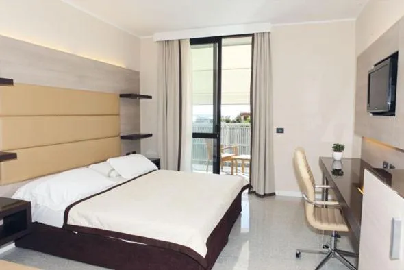 Bed in Hotel San Carlo