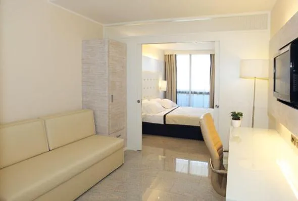 Bed in Hotel San Carlo