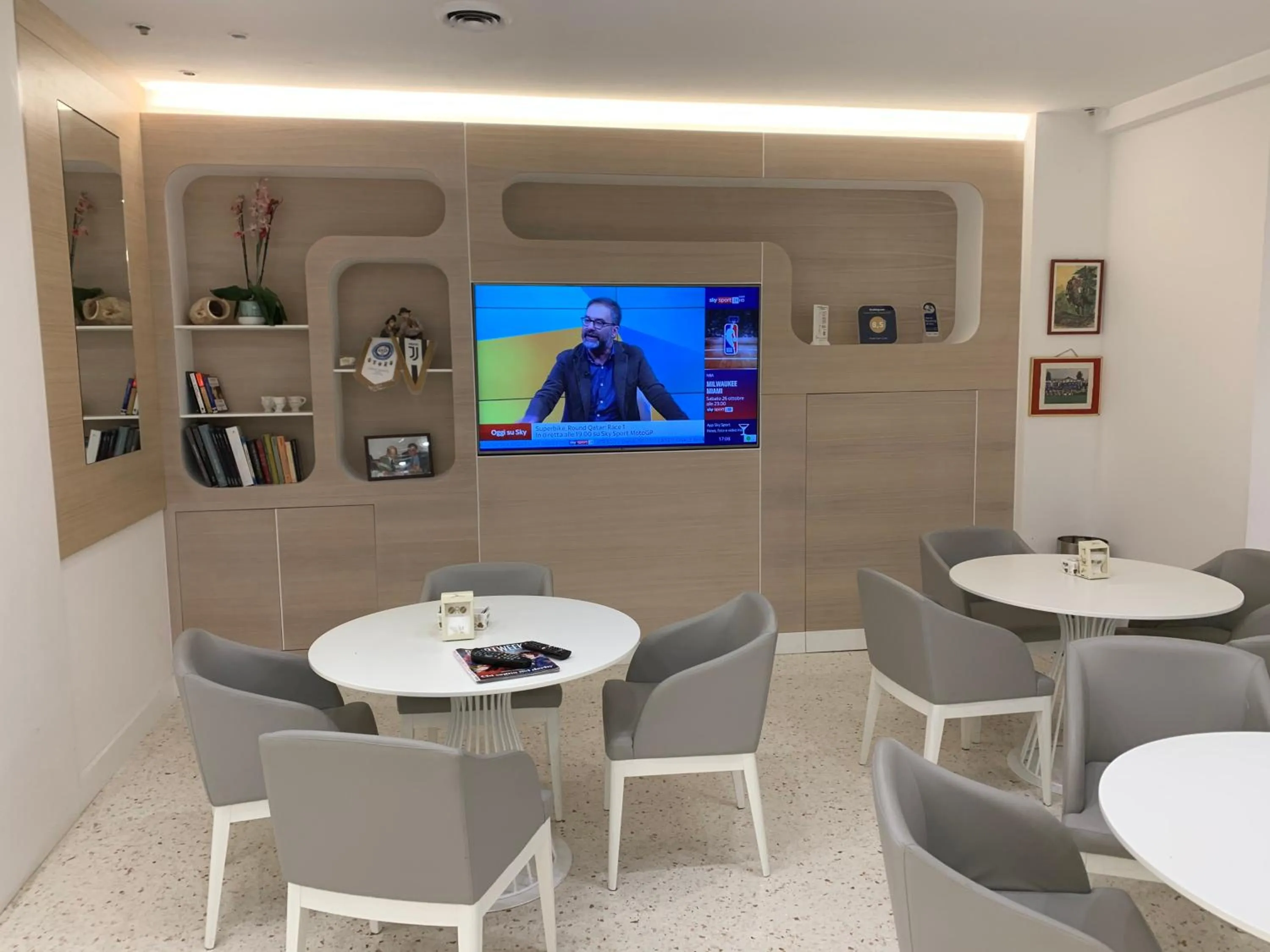 Lobby or reception in Hotel San Carlo