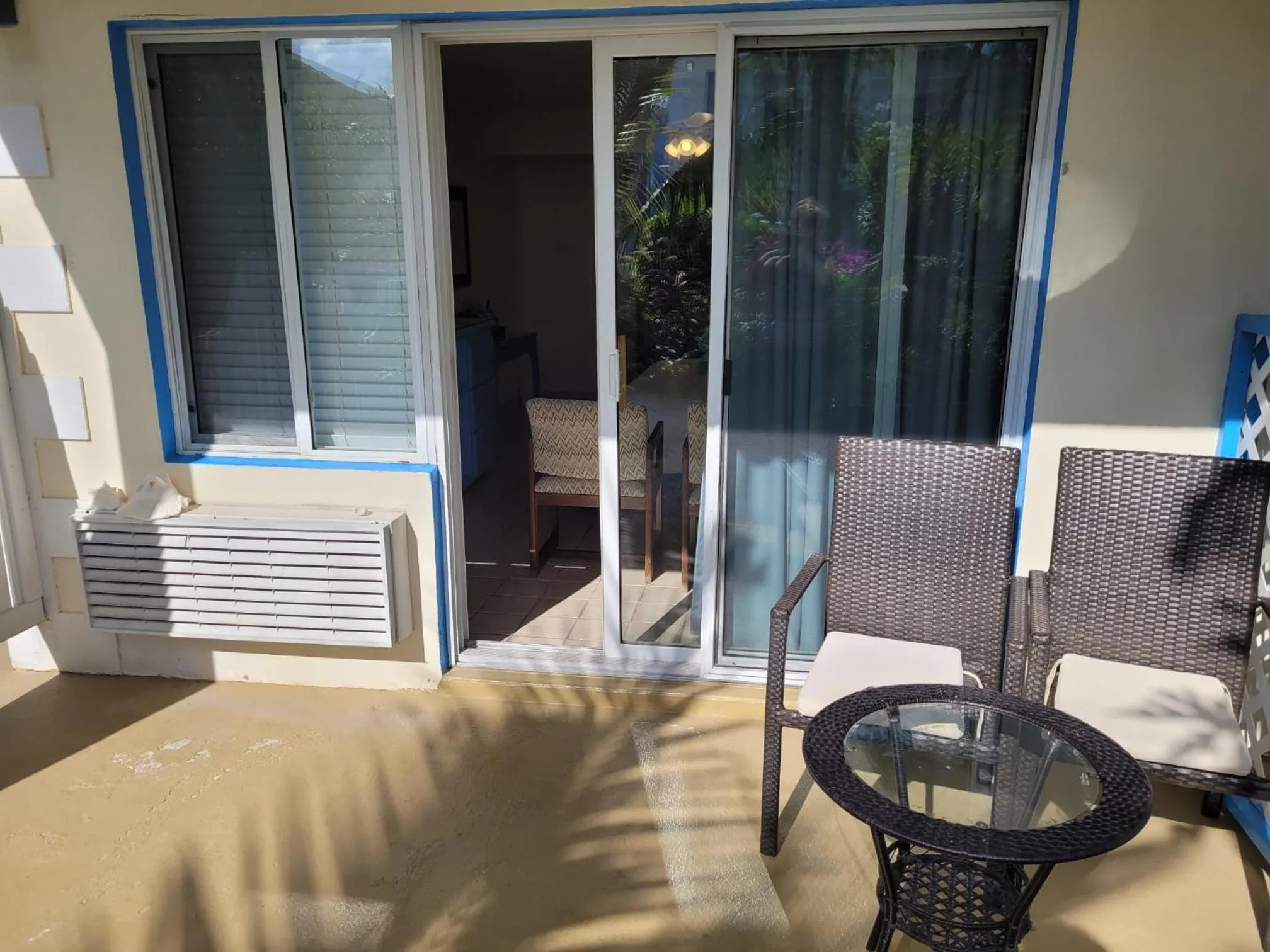 Inner courtyard view in Sibonne Beach Hotel