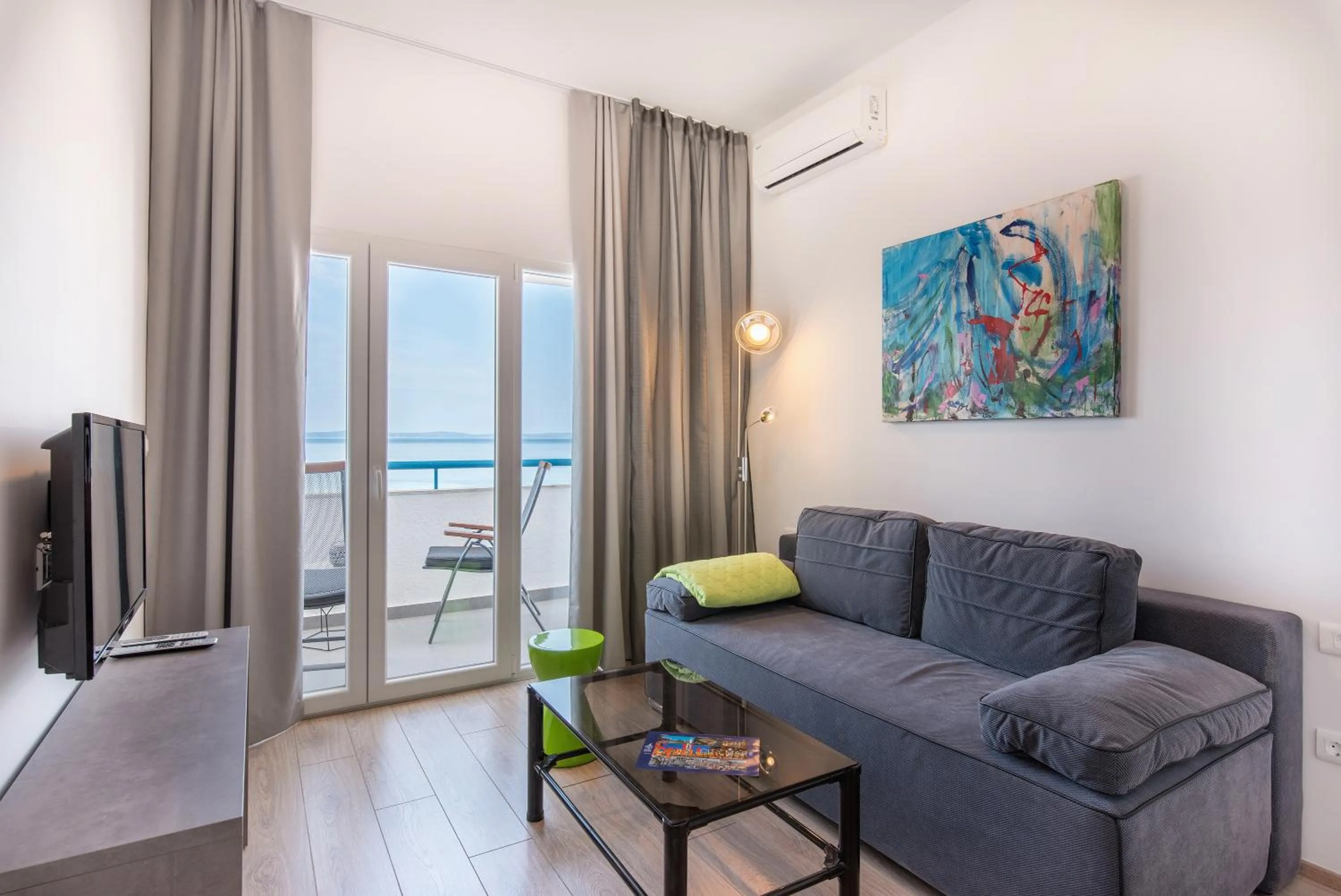 Living room in Beachfront Apartments Zanic