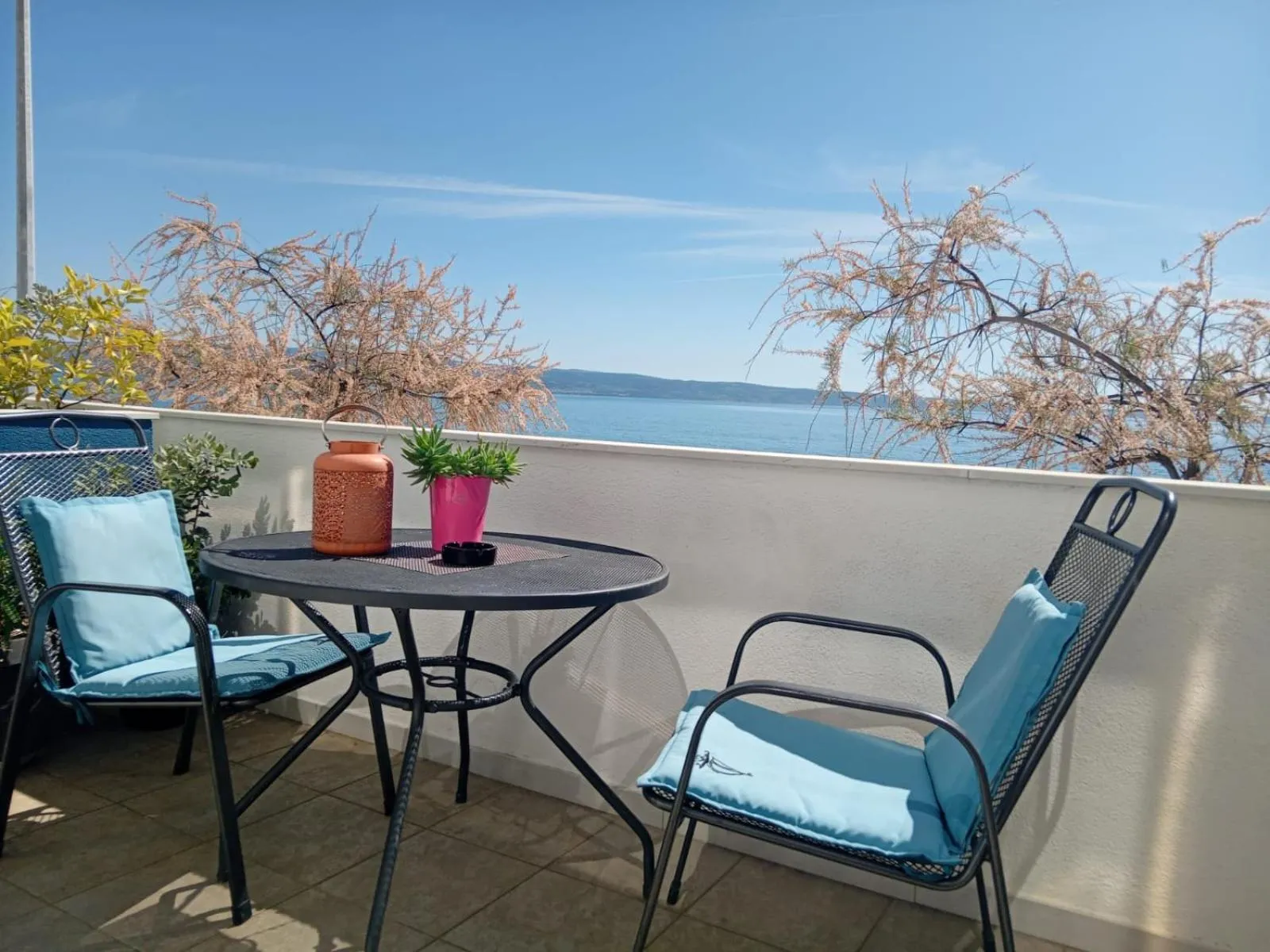 Balcony/Terrace in Beachfront Apartments Zanic