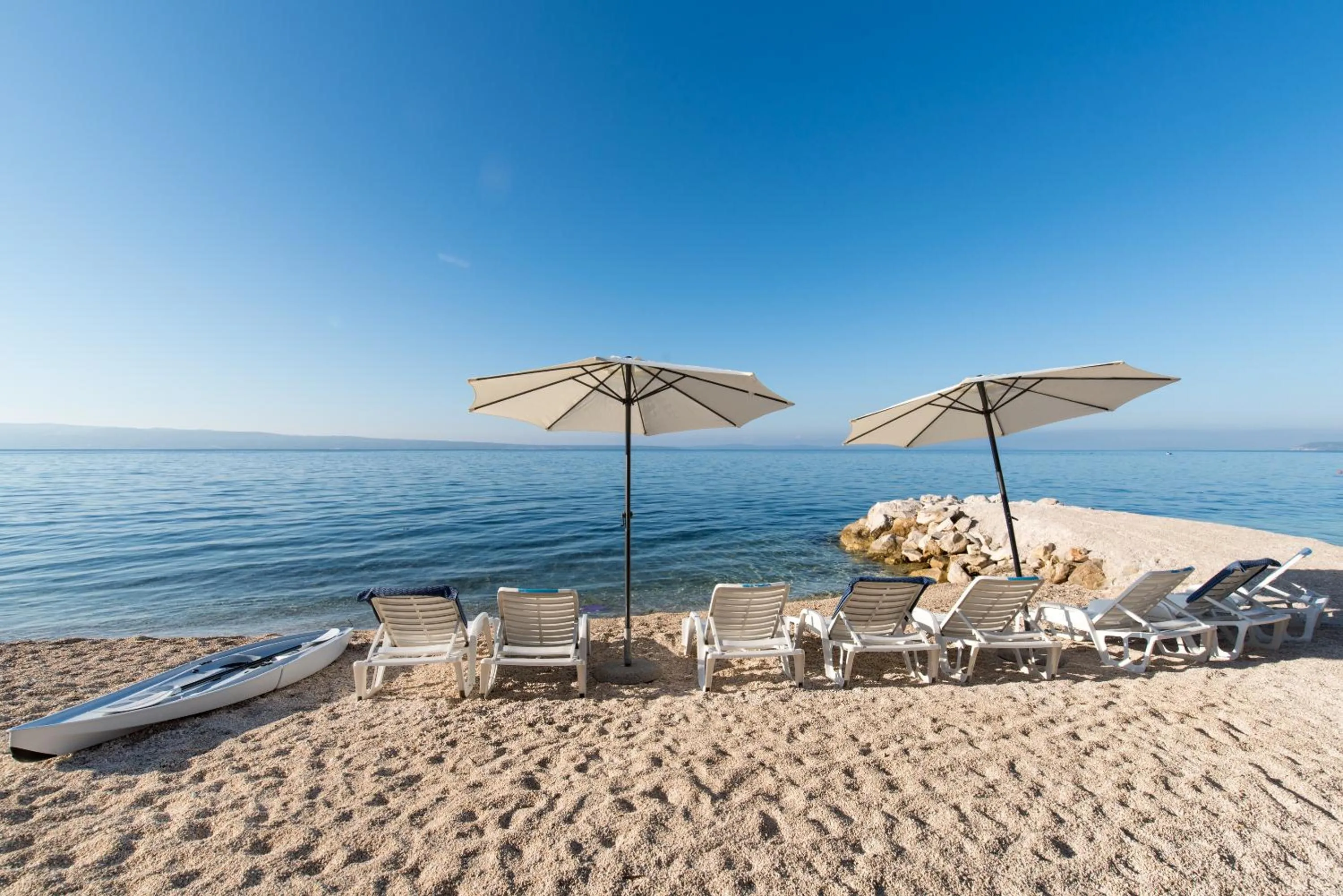 Beach in Beachfront Apartments Zanic