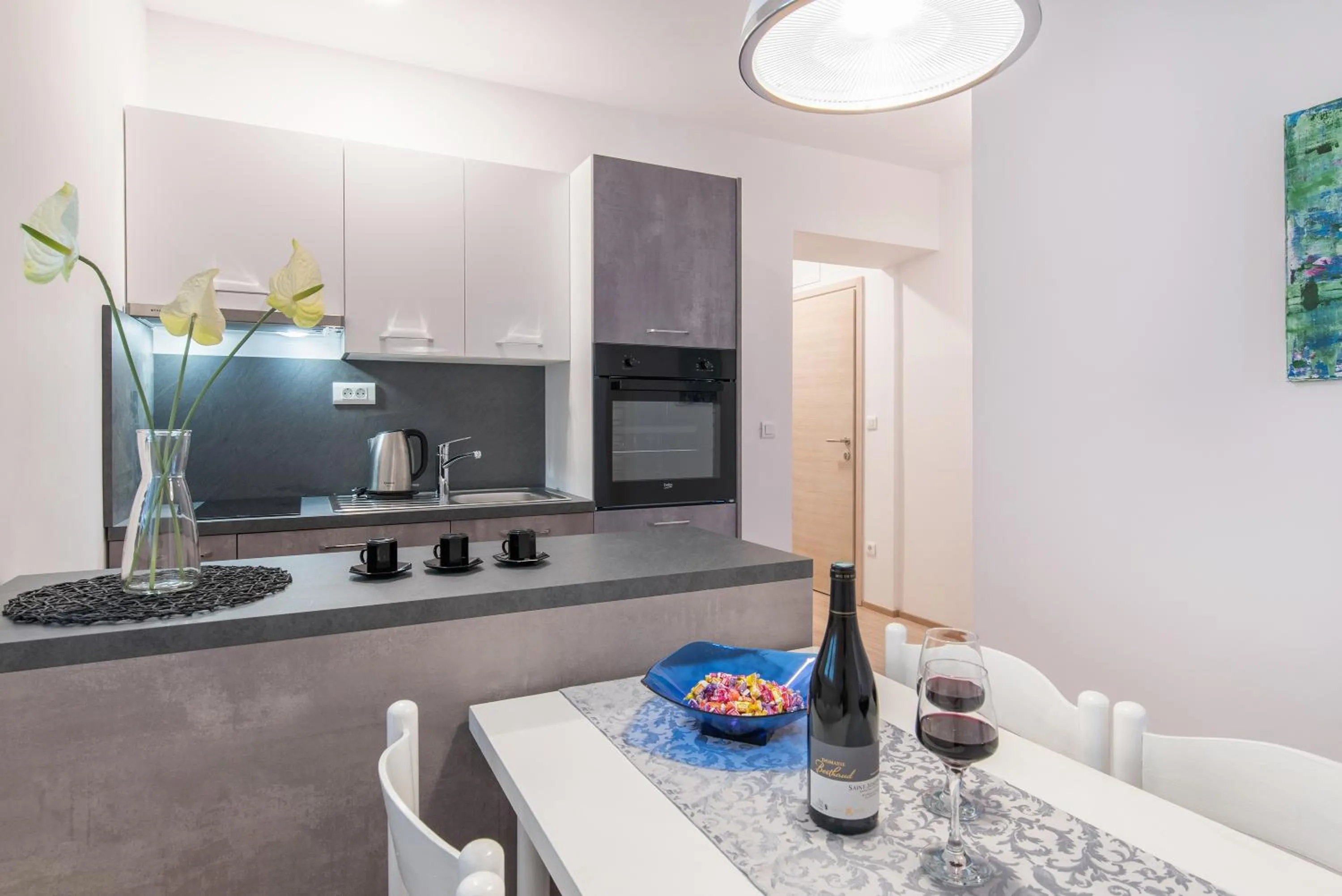 Kitchen or kitchenette in Beachfront Apartments Zanic