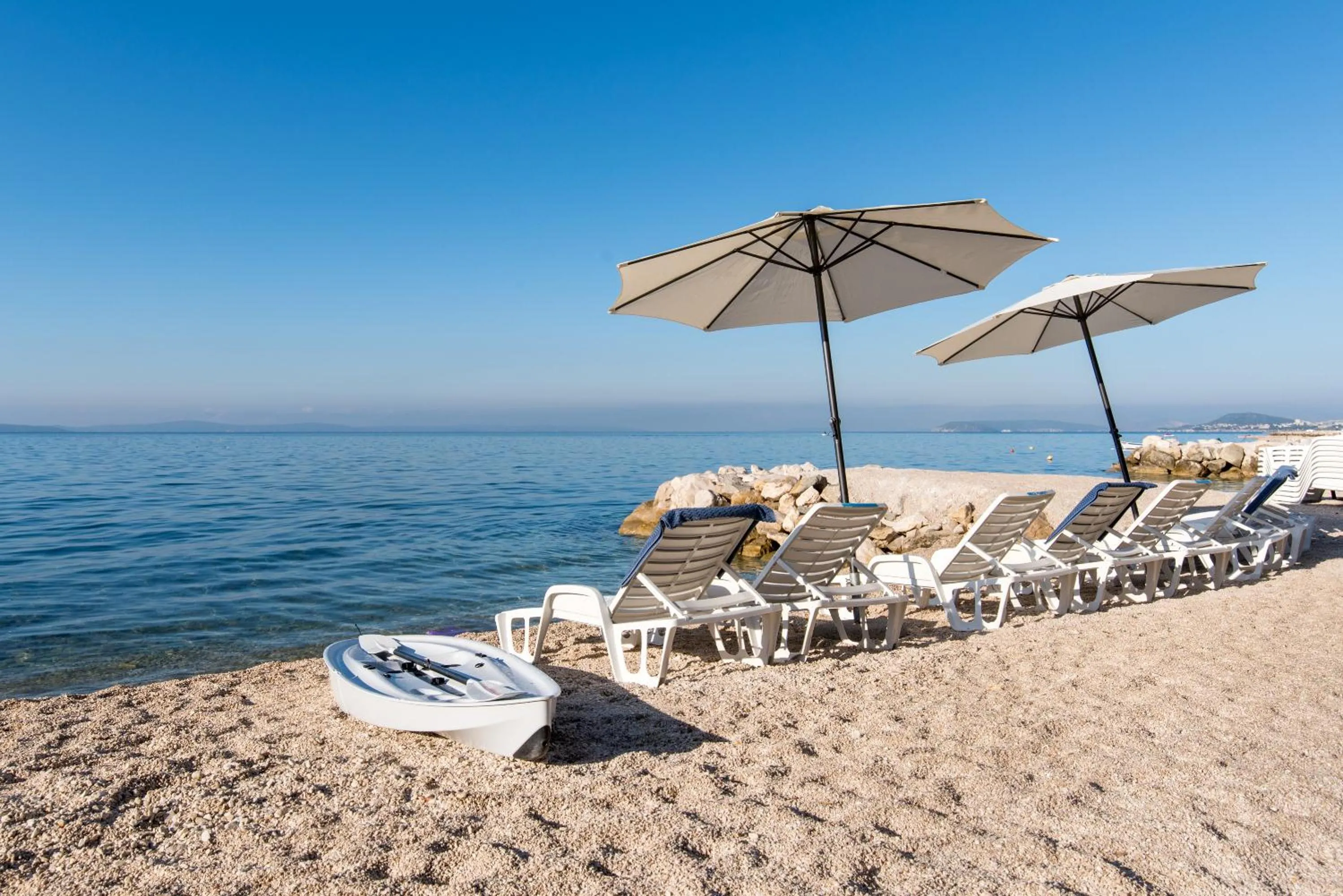 Beach in Beachfront Apartments Zanic
