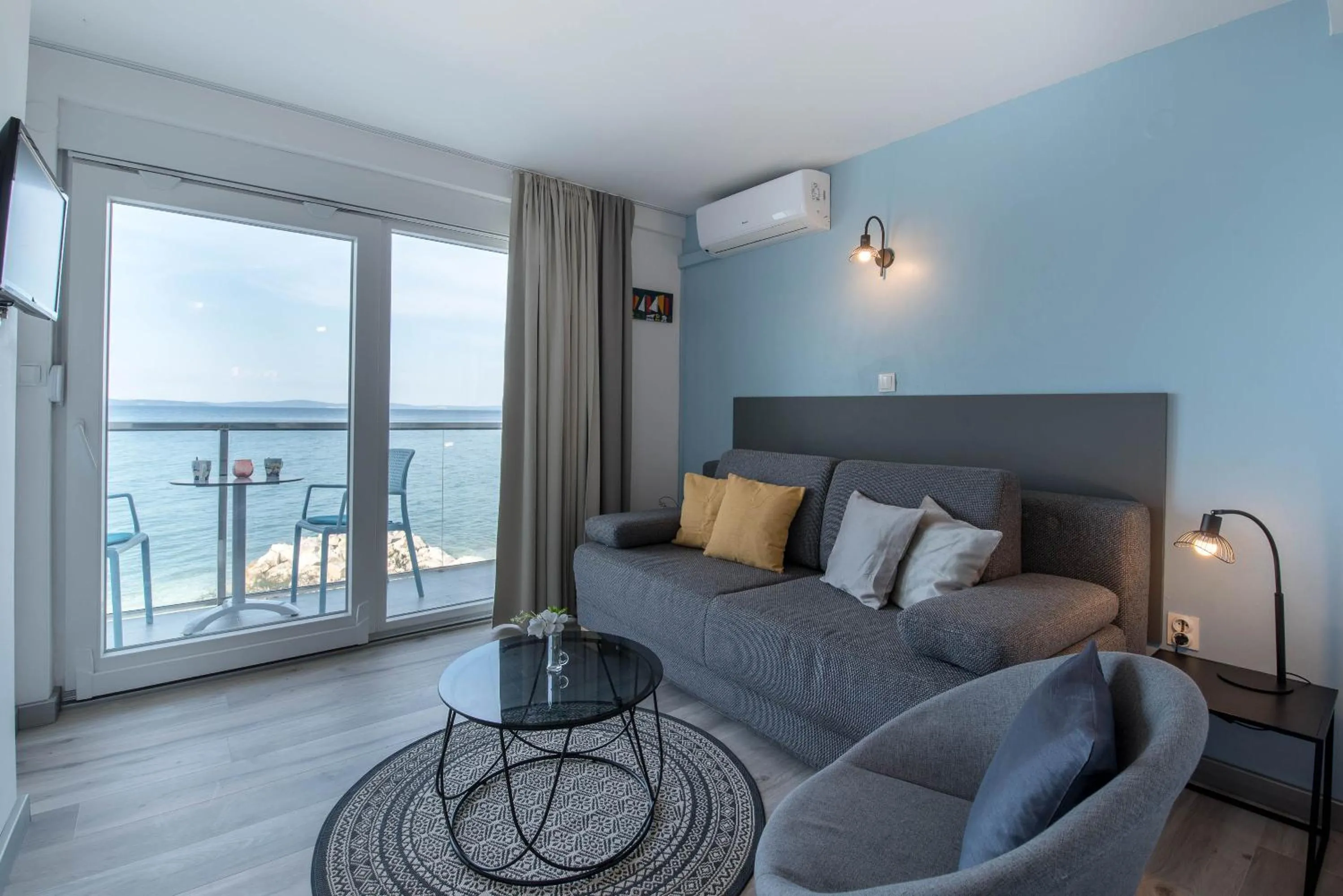 Living room in Beachfront Apartments Zanic